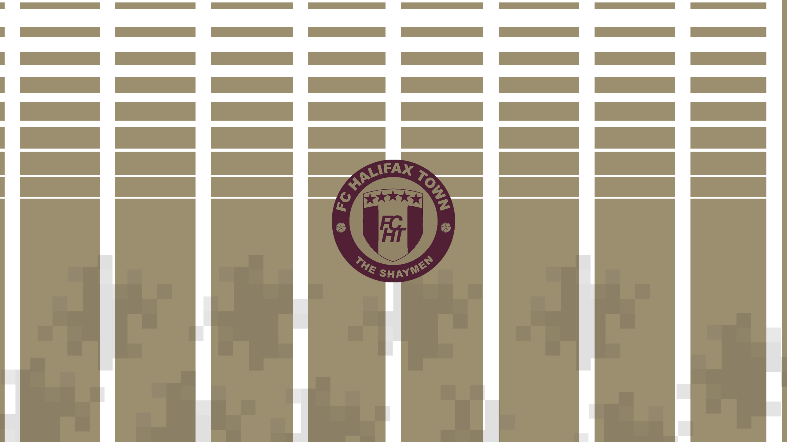 FC Halifax Town Logo on Patterned Background HD Wallpaper