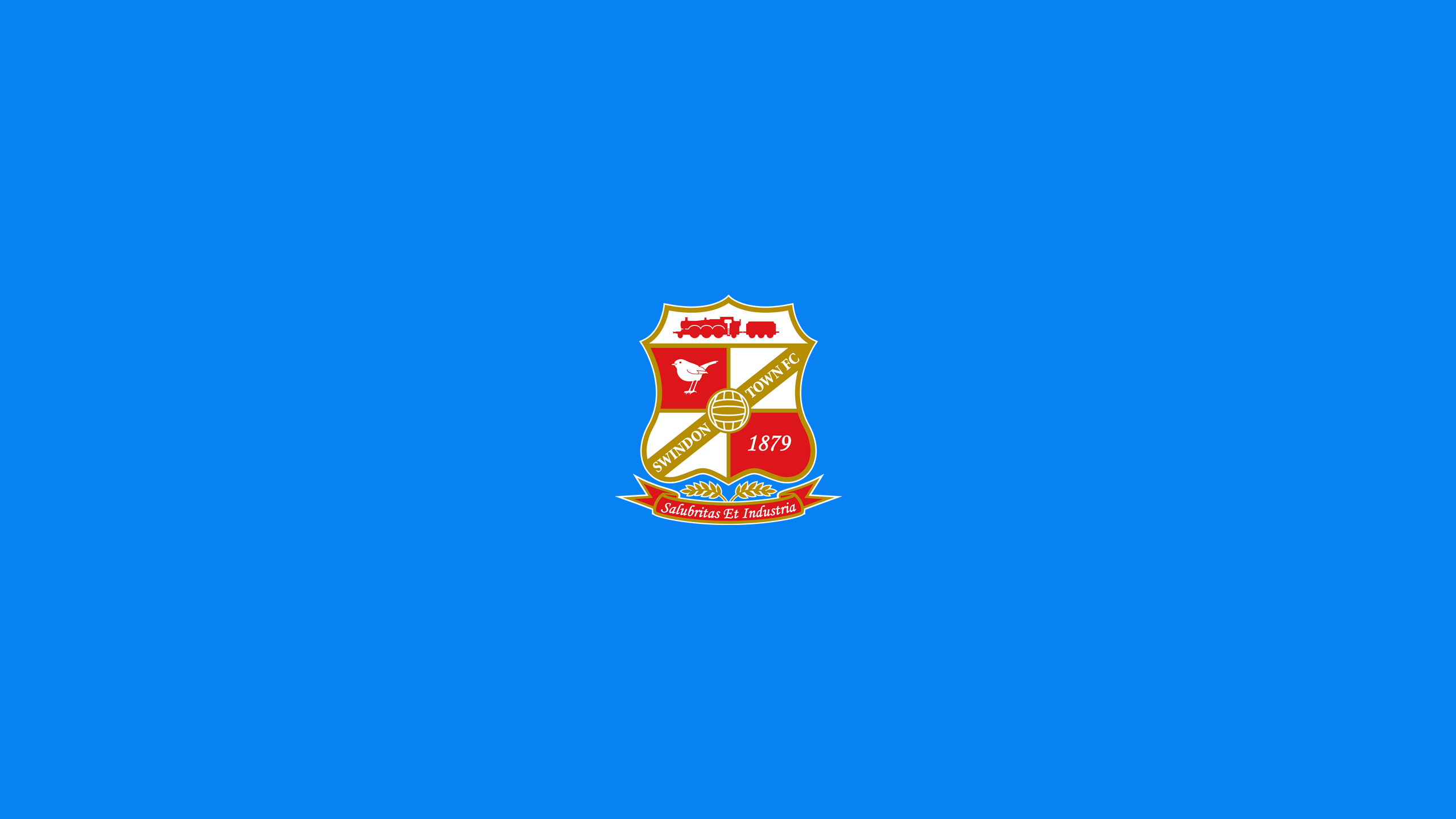 Swindon Town F.C. Soccer Logo Emblem HD Wallpaper