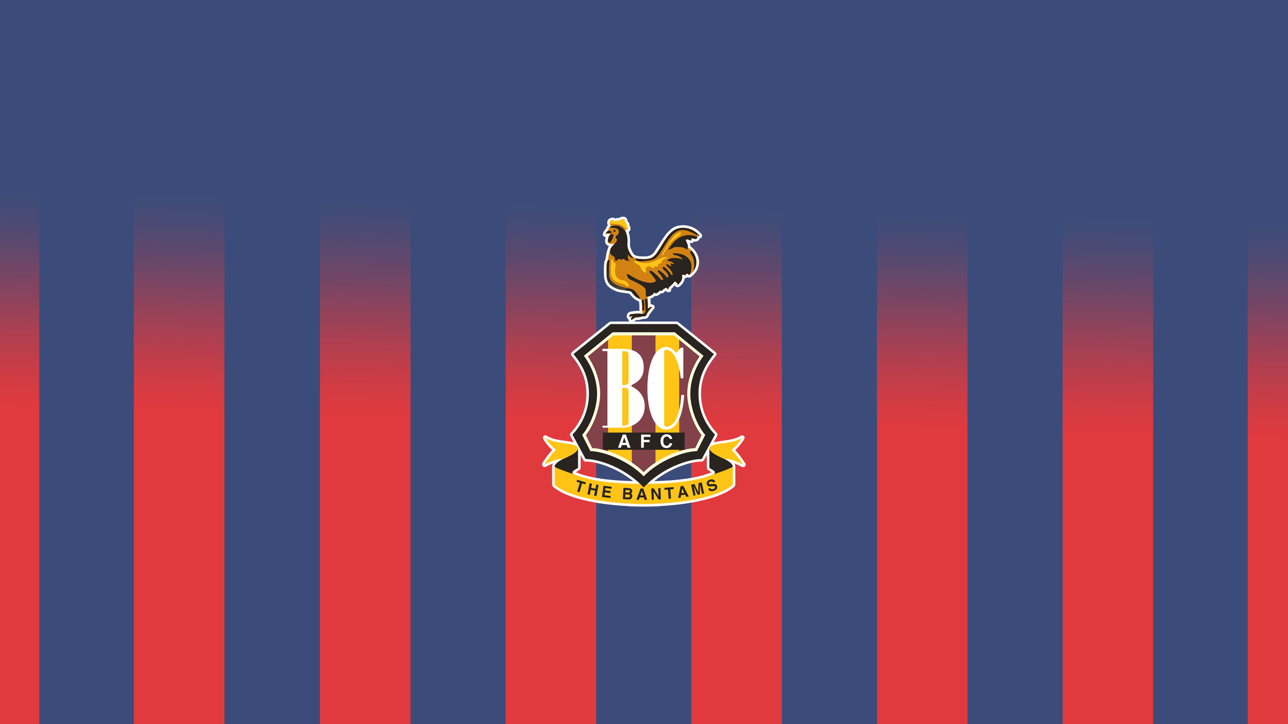 Bradford City A.F.C. Bantams Soccer Club Emblem HD Wallpaper