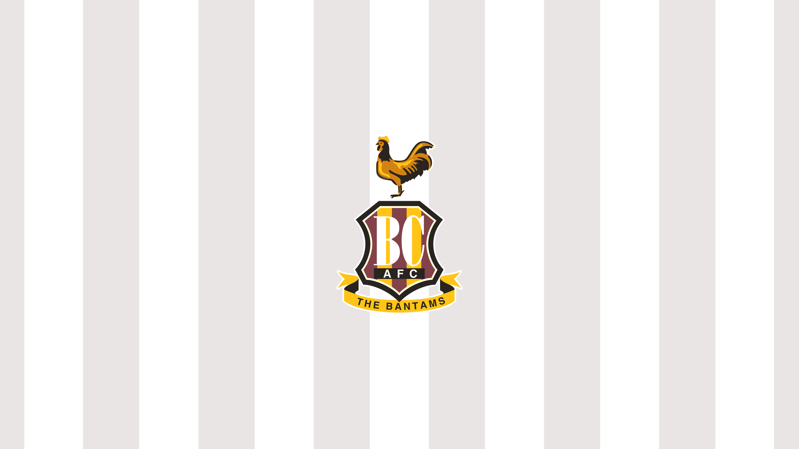 Bradford City A.F.C. Soccer Logo HD Wallpaper