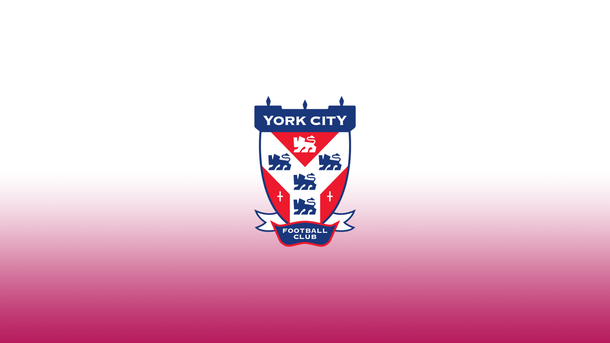 York City F.C. Logo on Gradient Background HD Wallpaper