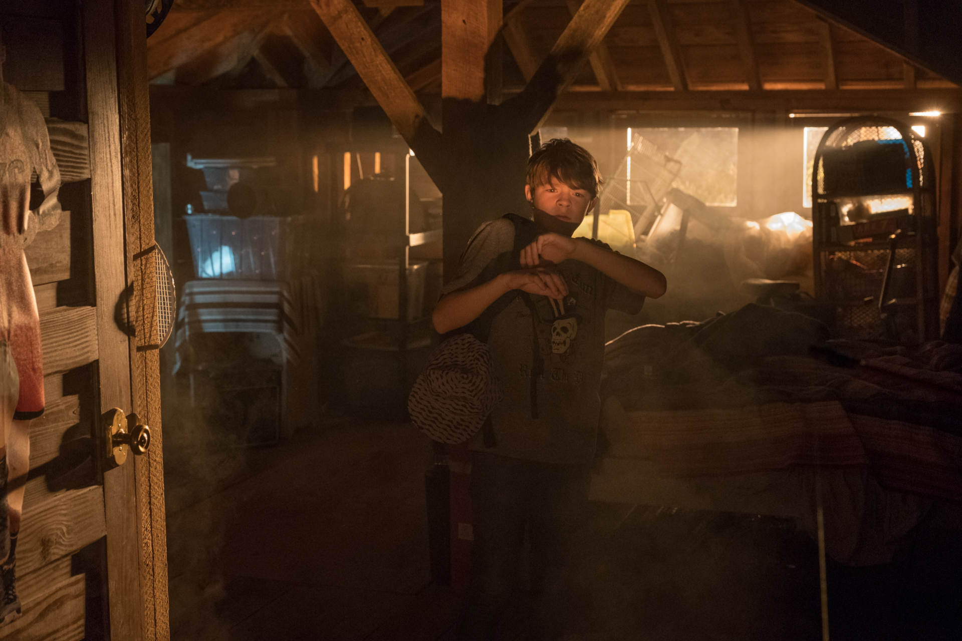 Oakes Fegley in a dusty attic from The War With Grandpa HD Wallpaper