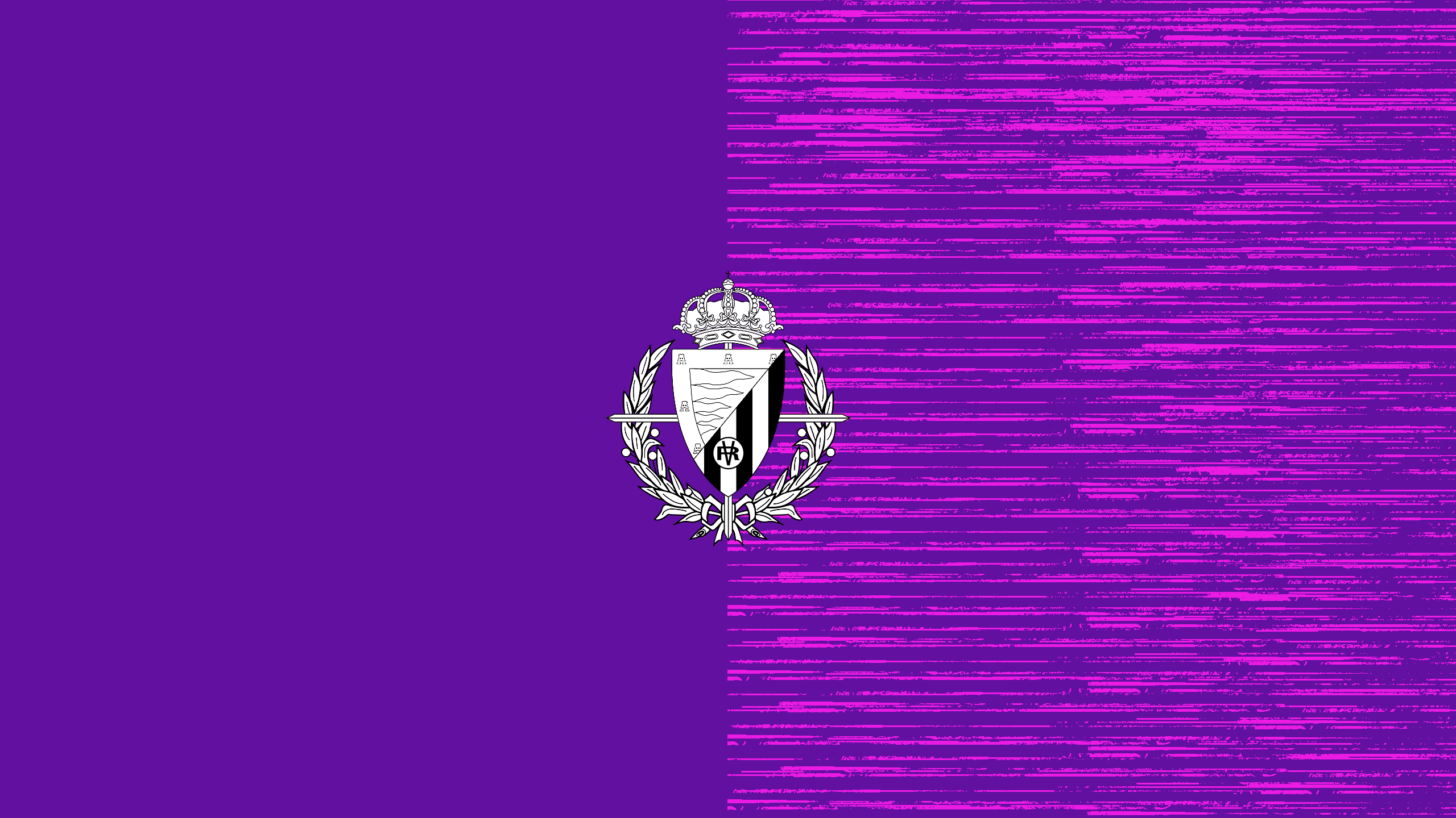 Real Valladolid Emblem Purple Textured Design HD Wallpaper