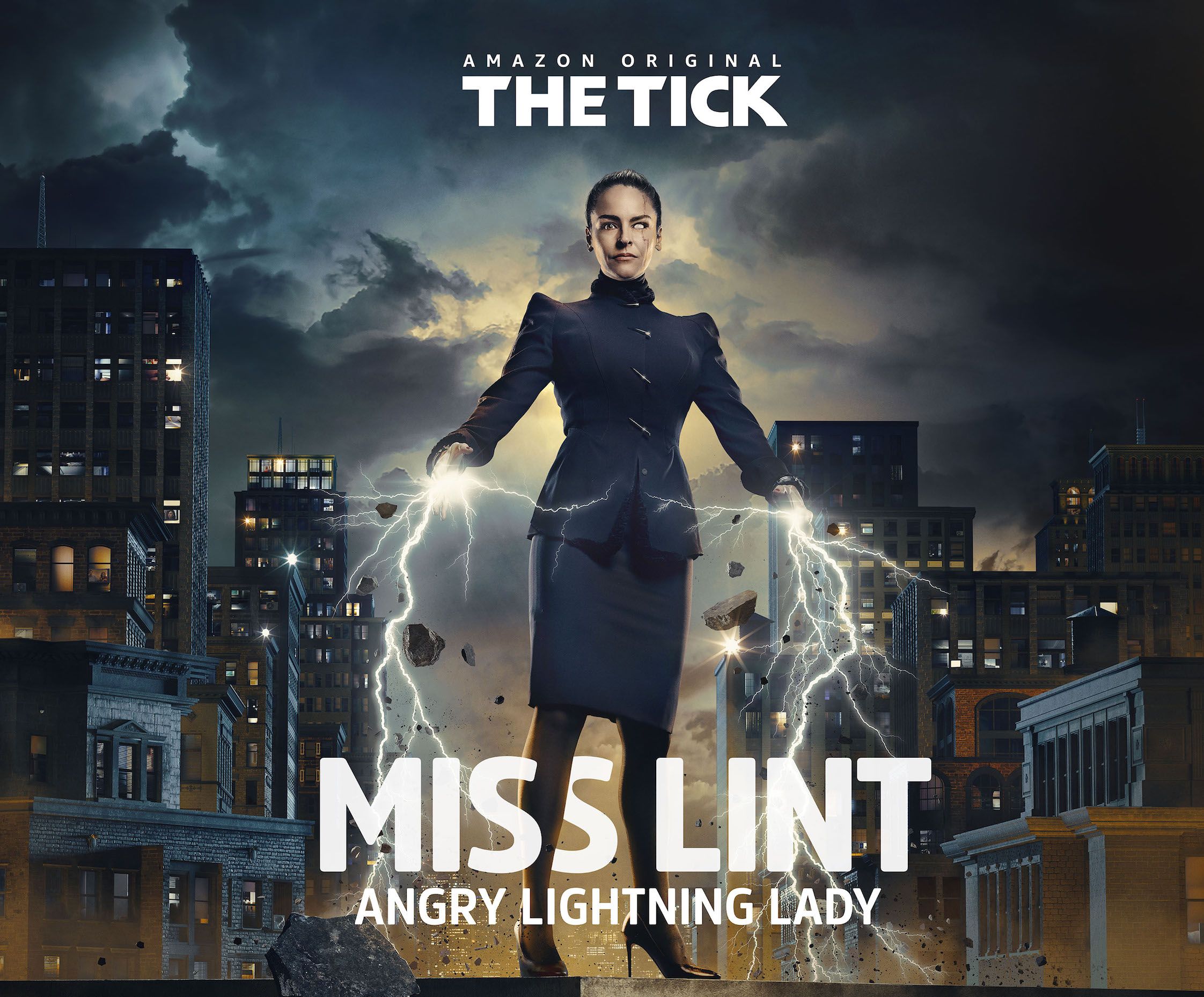 The Tick: Miss Lint, the Angry Lightning Lady HD Wallpaper