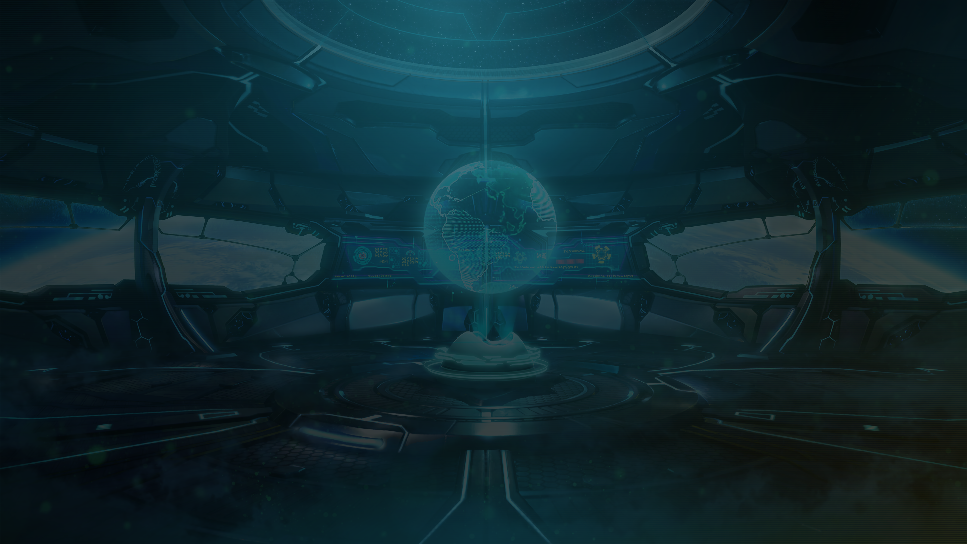 Destroy All Humans! command center holographic Earth HD Wallpaper