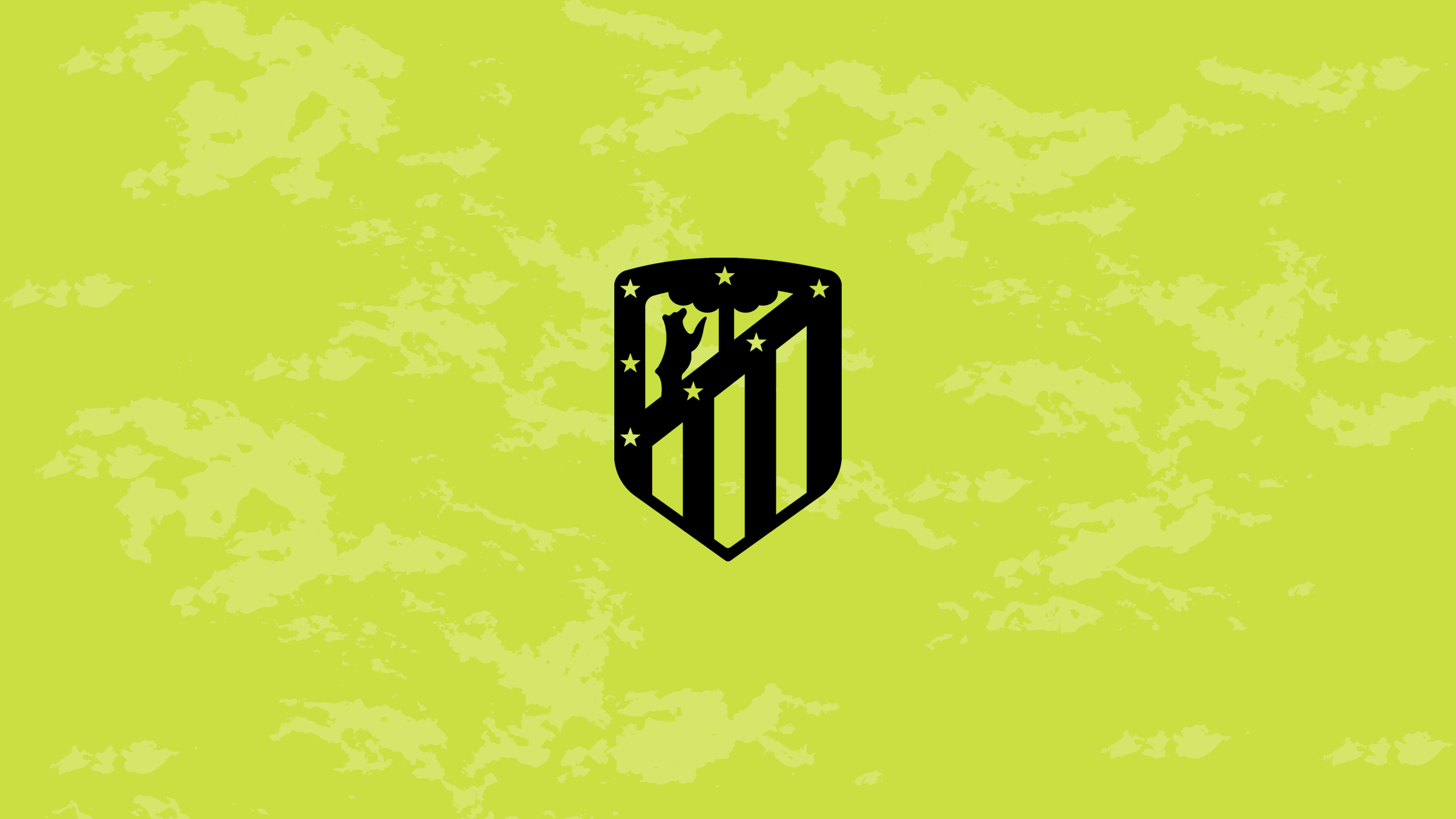 Atlético Madrid Logo Green Textured HD Wallpaper