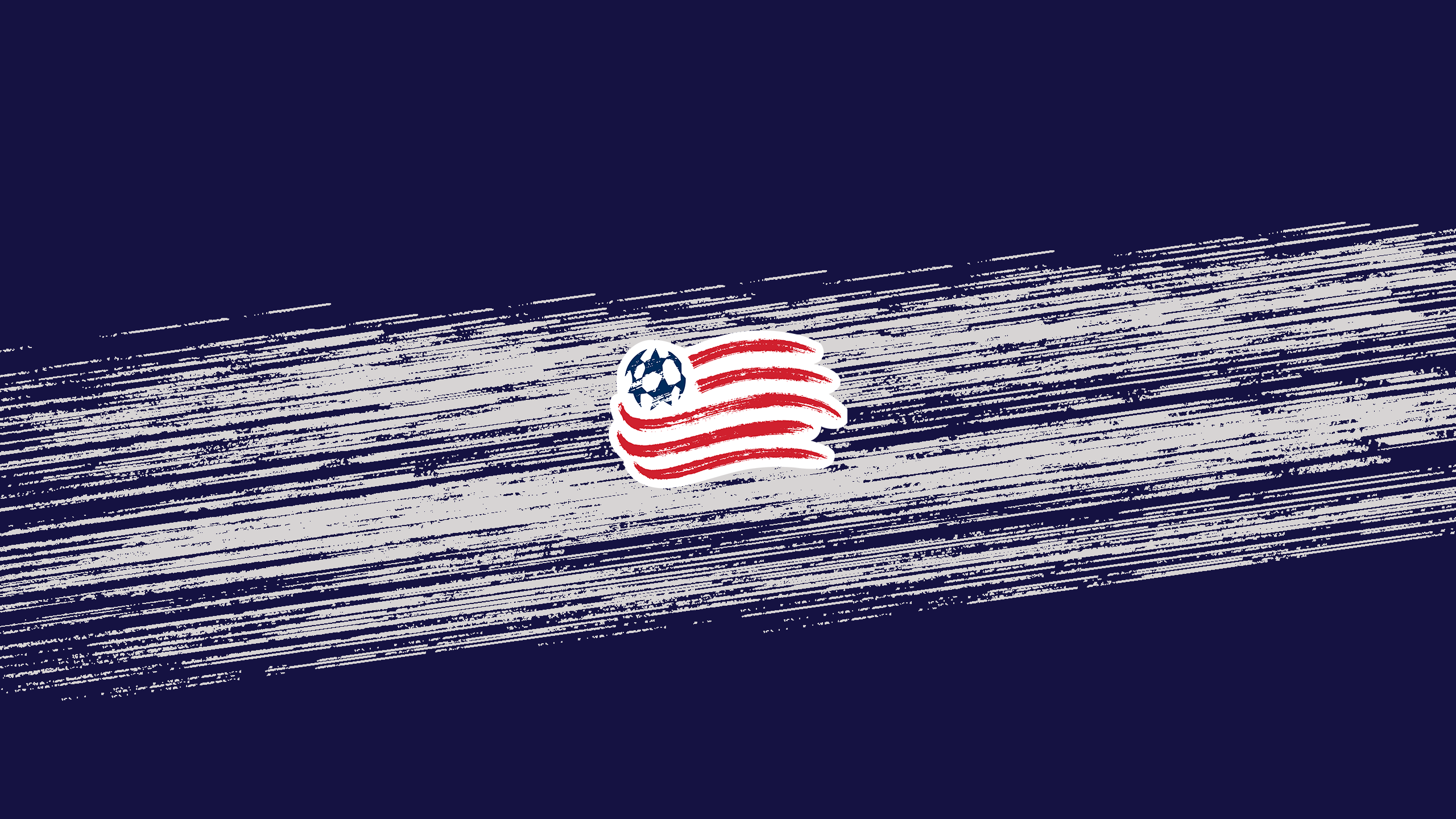 New England Revolution Soccer Logo with Brushstroke Flag HD Wallpaper