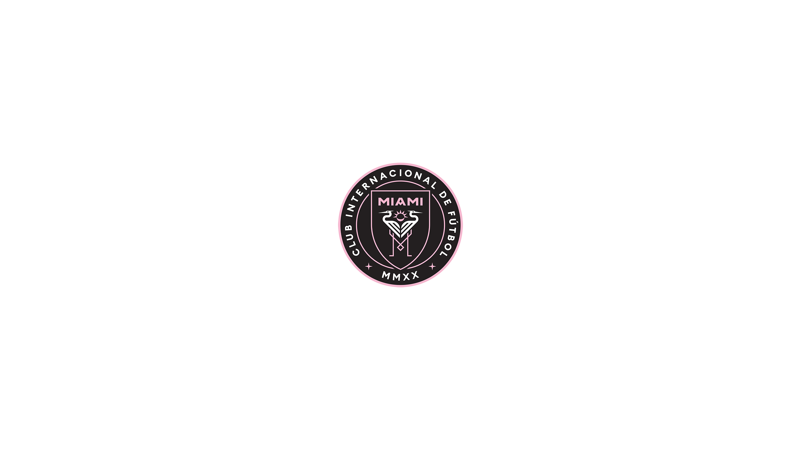 Inter Miami CF Soccer Club Logo HD Wallpaper