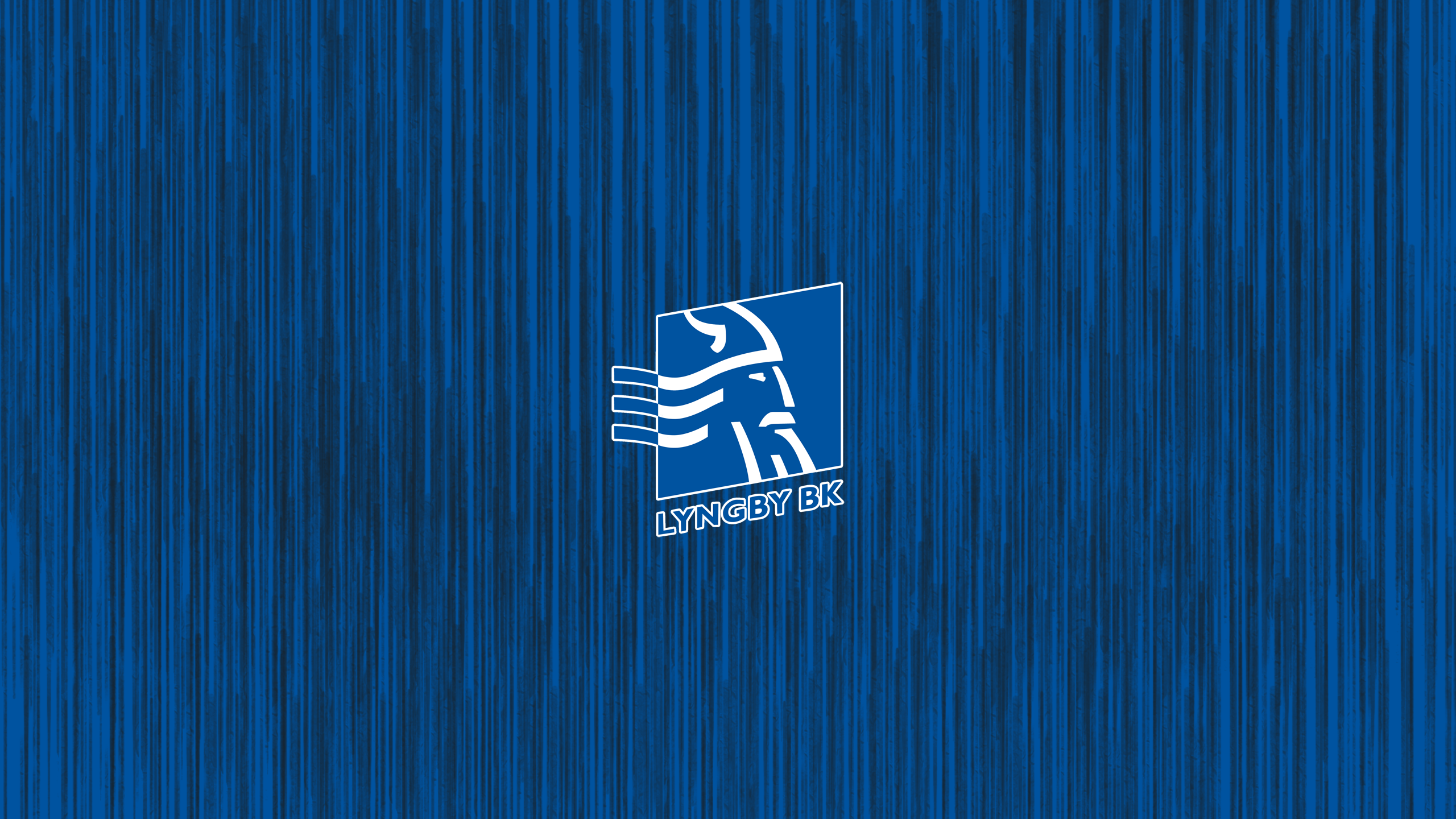 Lyngby Boldklub Soccer Logo Blue Textured HD Wallpaper