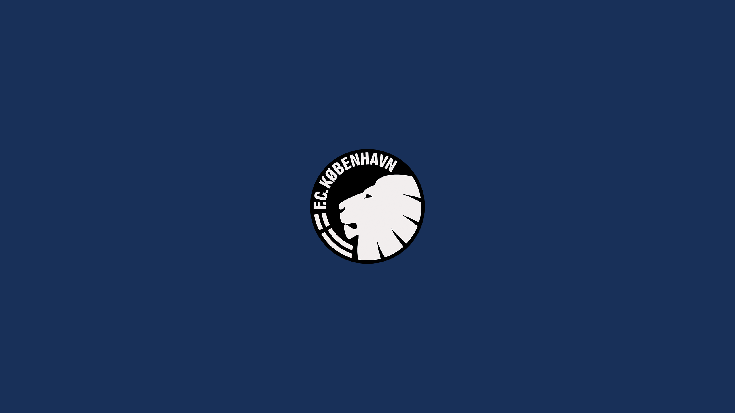 F.C. Copenhagen Soccer Club Logo Emblem HD Wallpaper