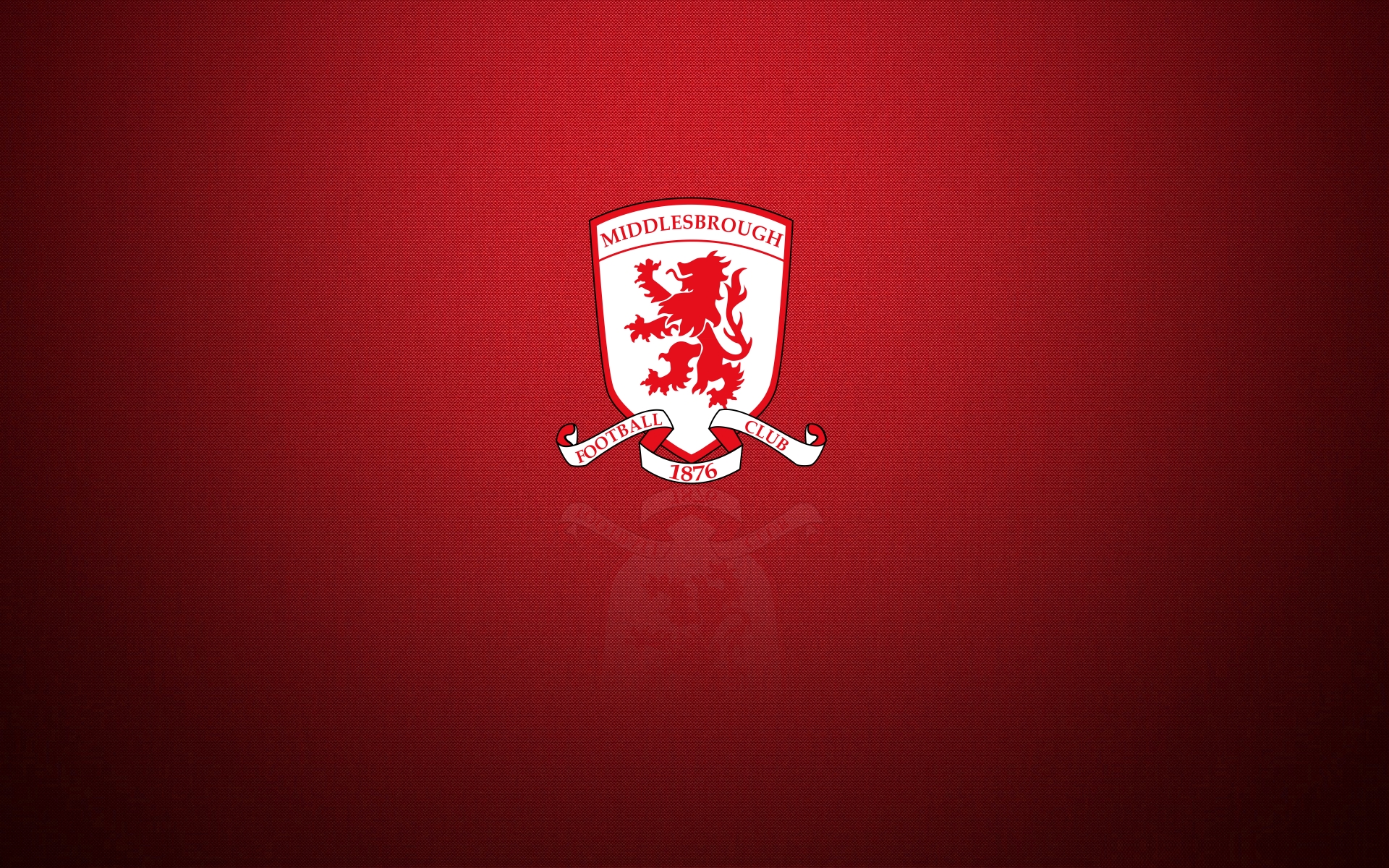 Middlesbrough F.C. logo on red background HD Wallpaper