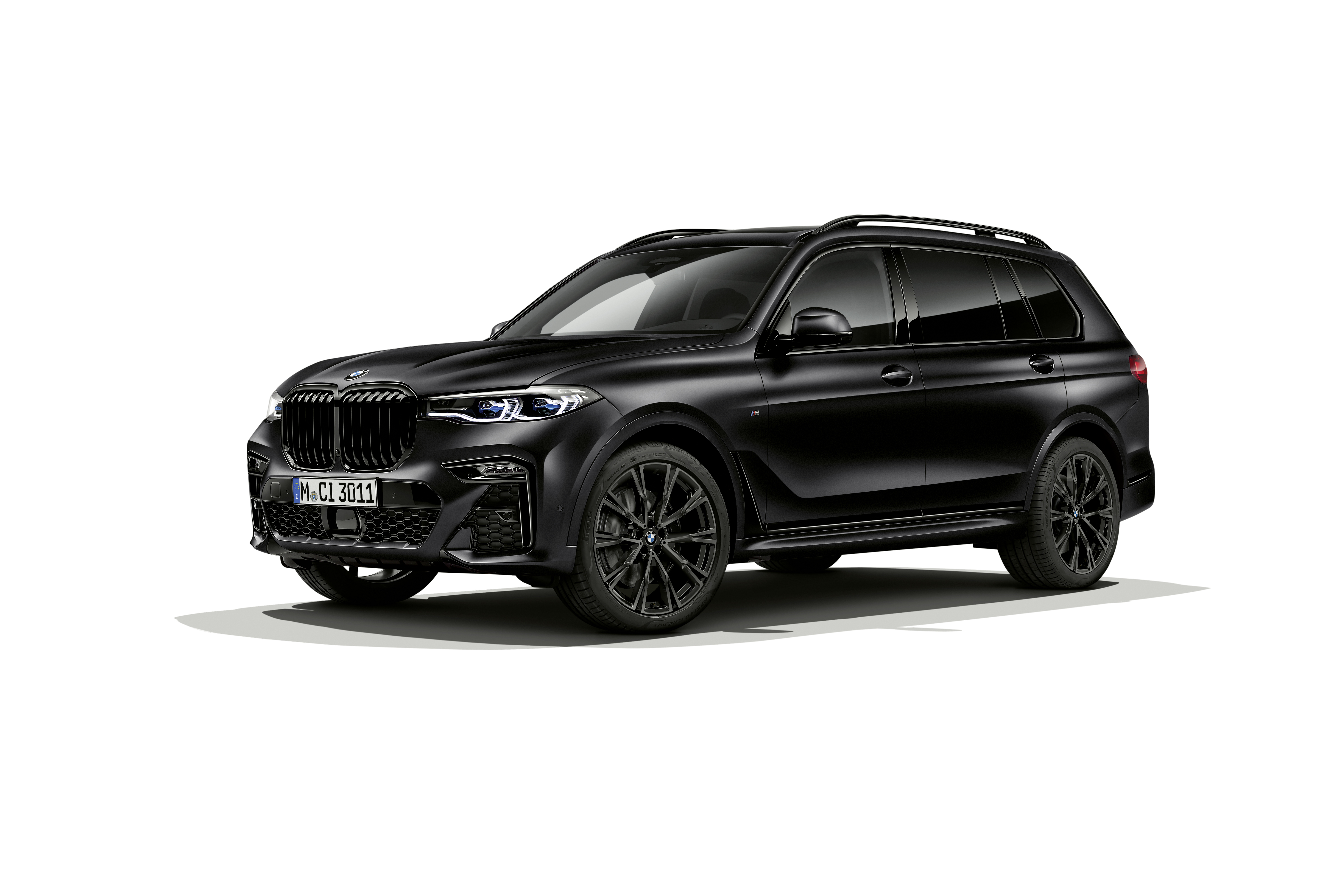 Black BMW X7 M50i Frozen Black Edition SUV HD Wallpaper
