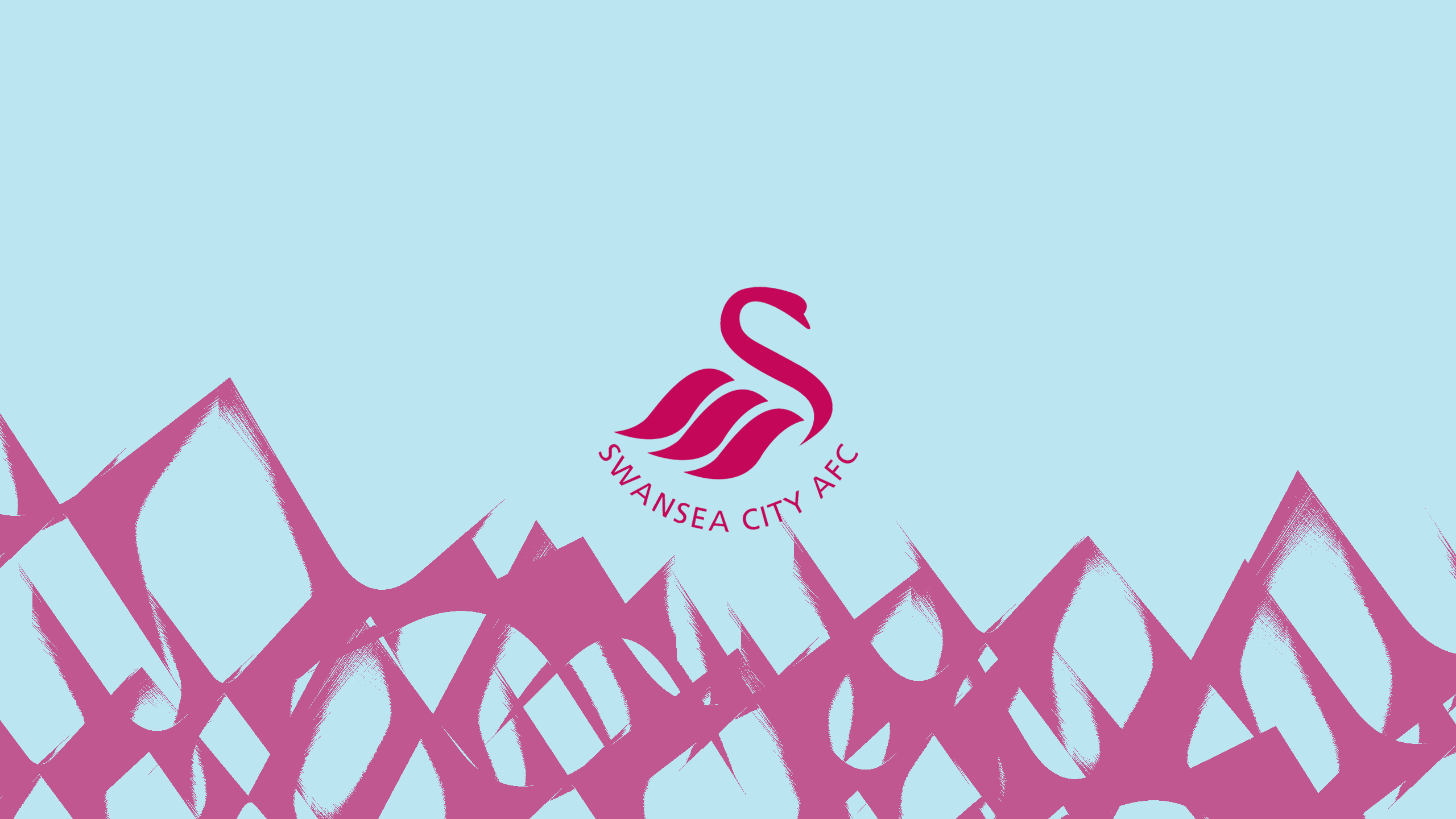 Swansea City AFC logo with abstract design HD Wallpaper