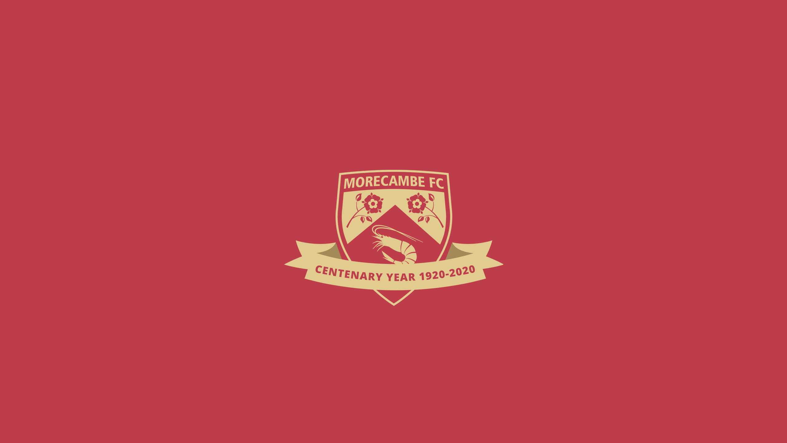 Morecambe FC Centenary Year 1920-2020 Emblem HD Wallpaper