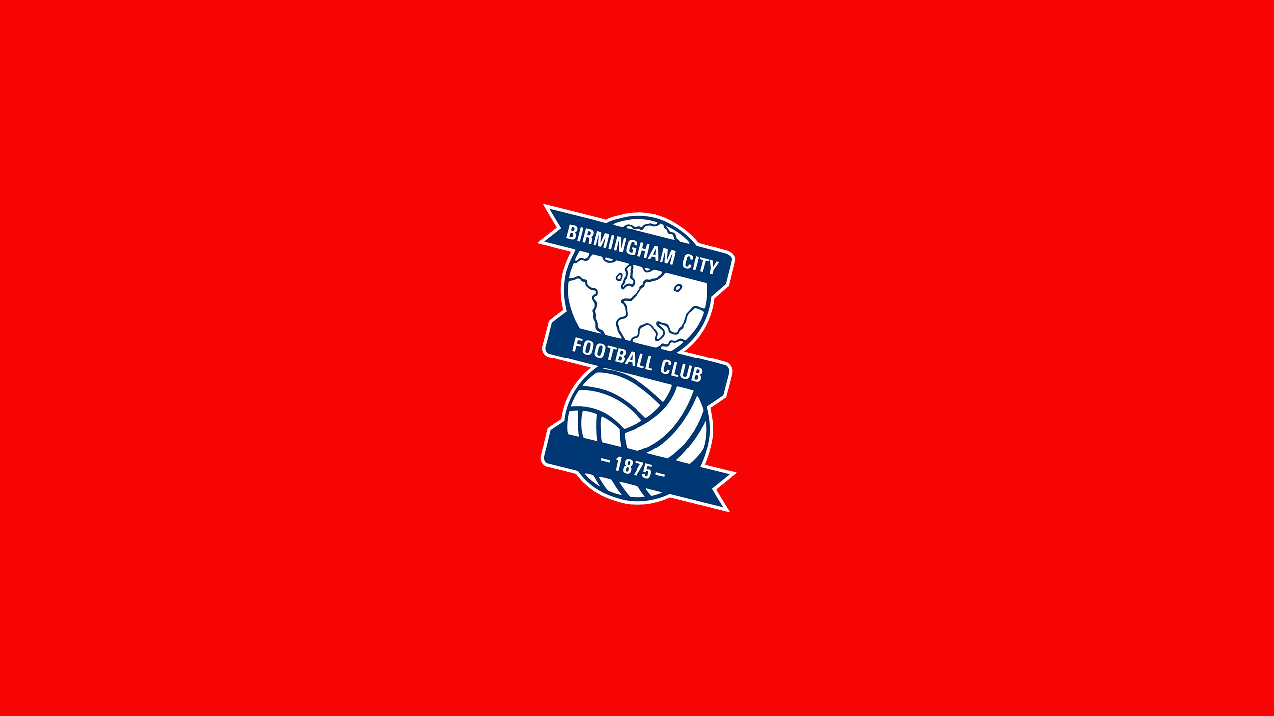 Birmingham City F.C. logo on red background HD Wallpaper