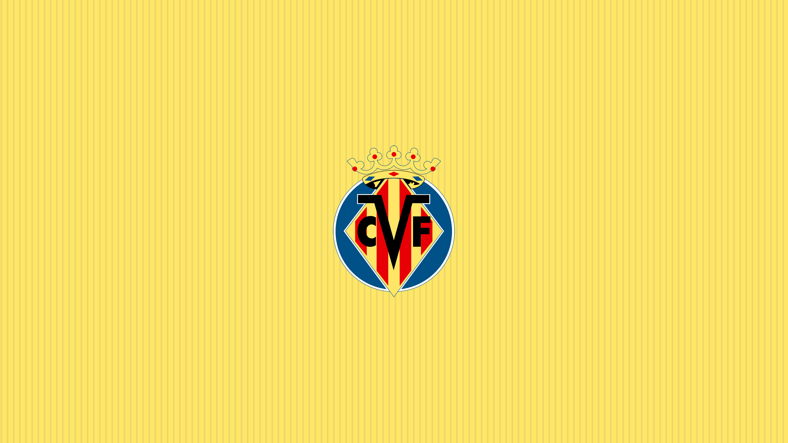Villarreal CF logo emblem on yellow background HD Wallpaper