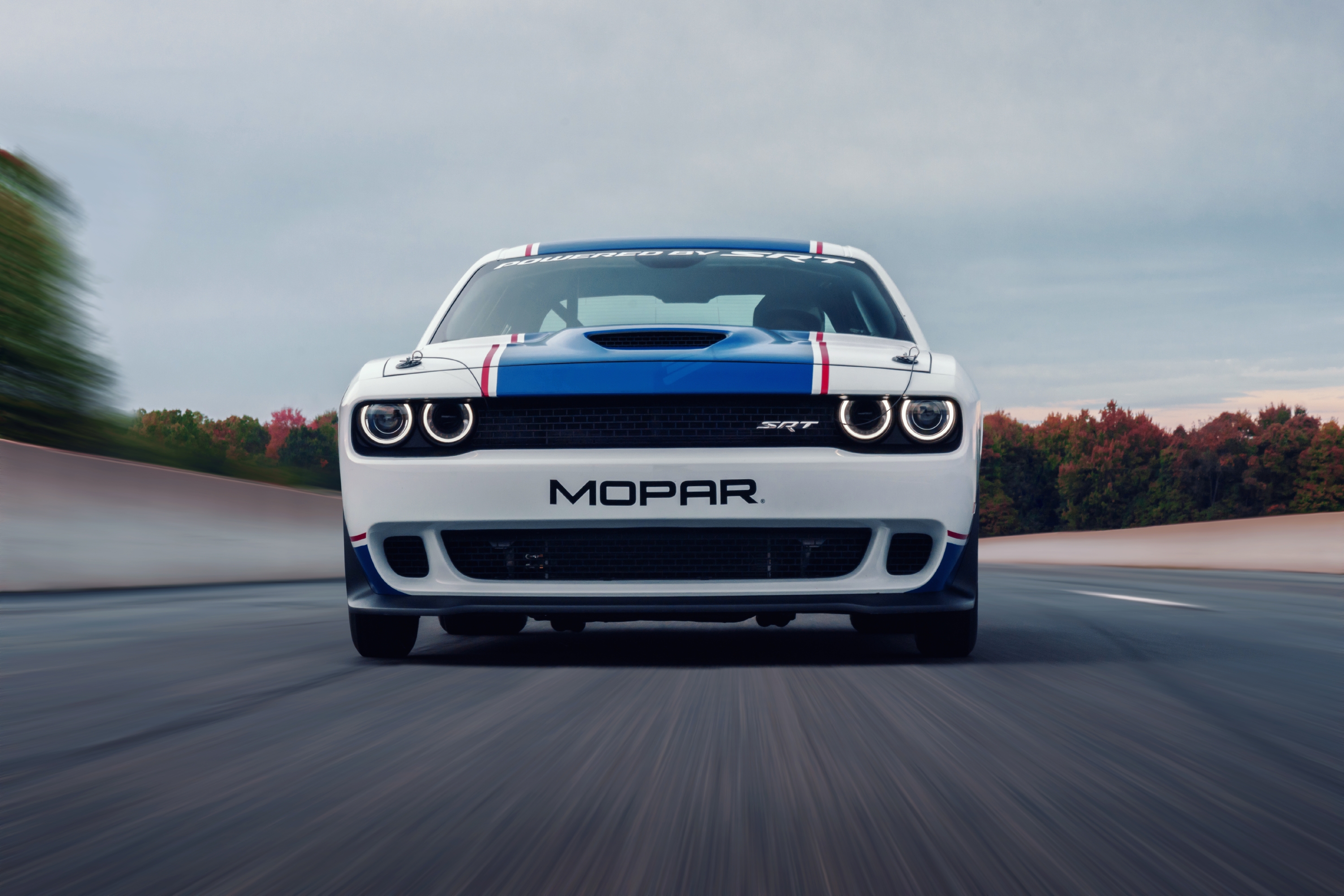 Dodge Challenger Mopar Drag Pak on the road HD Wallpaper