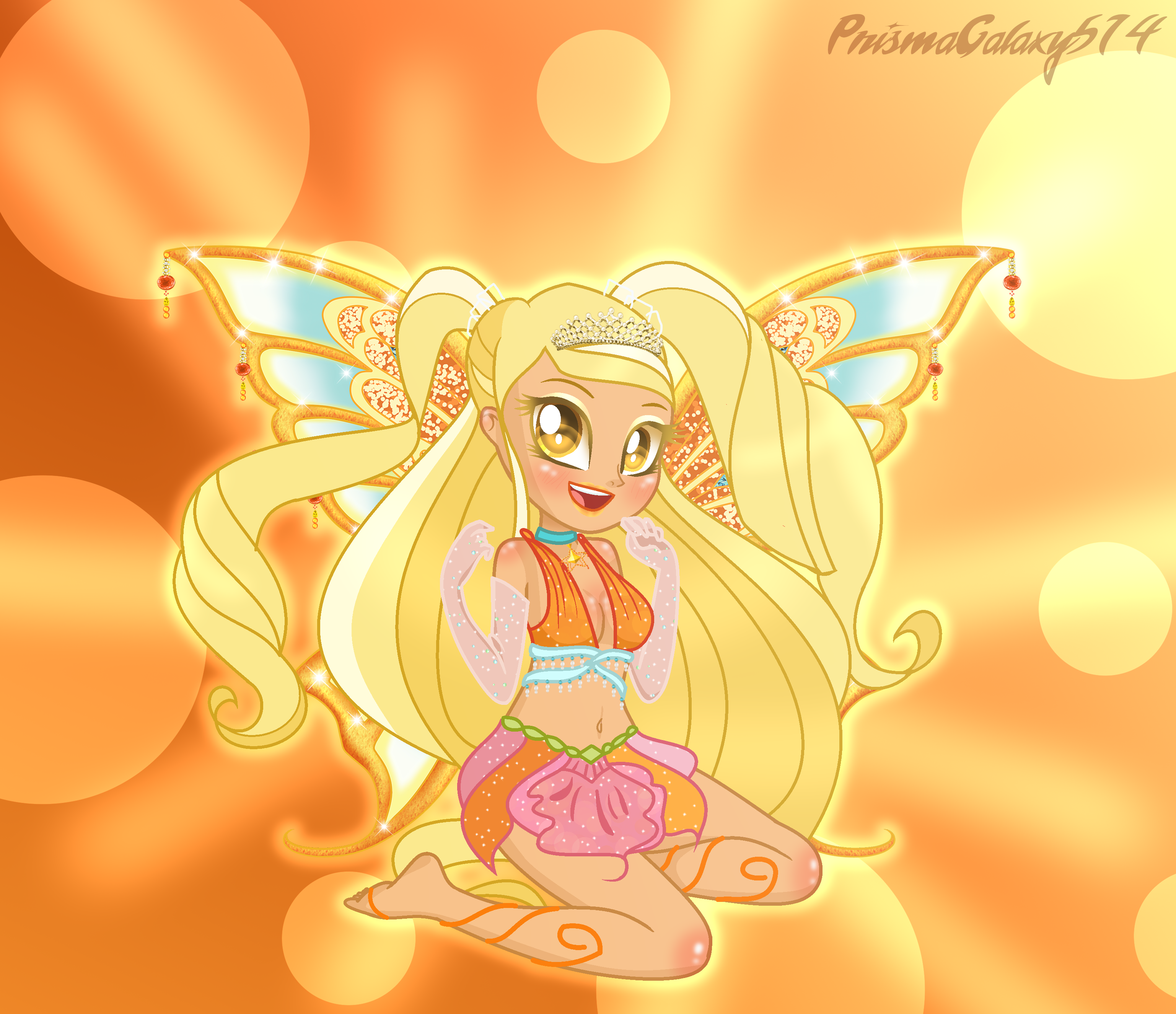 Stella from Winx Club as a fairy HD Wallpaper