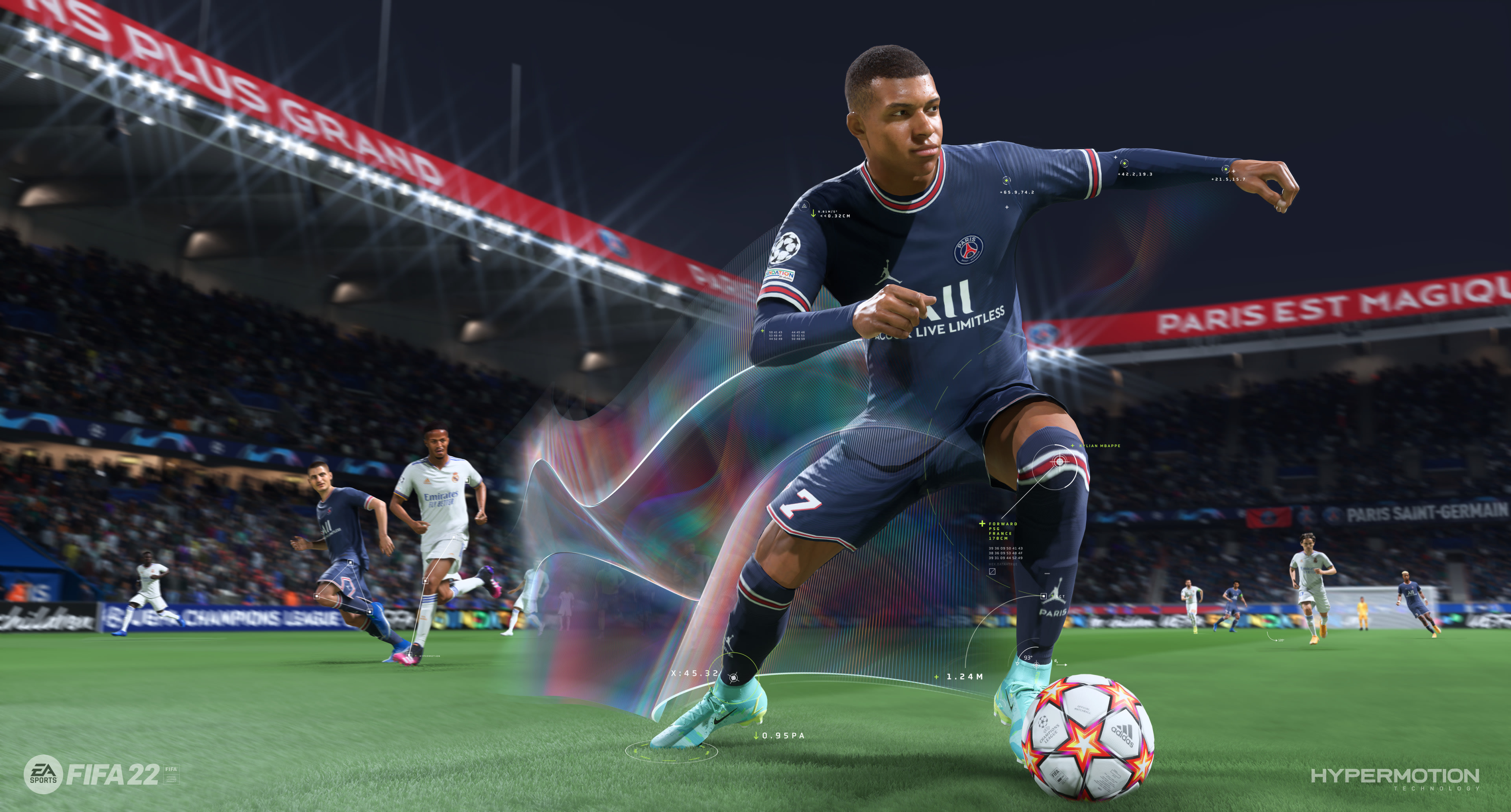Kylian Mbappé in Action Paris Saint-Germain HD Wallpaper