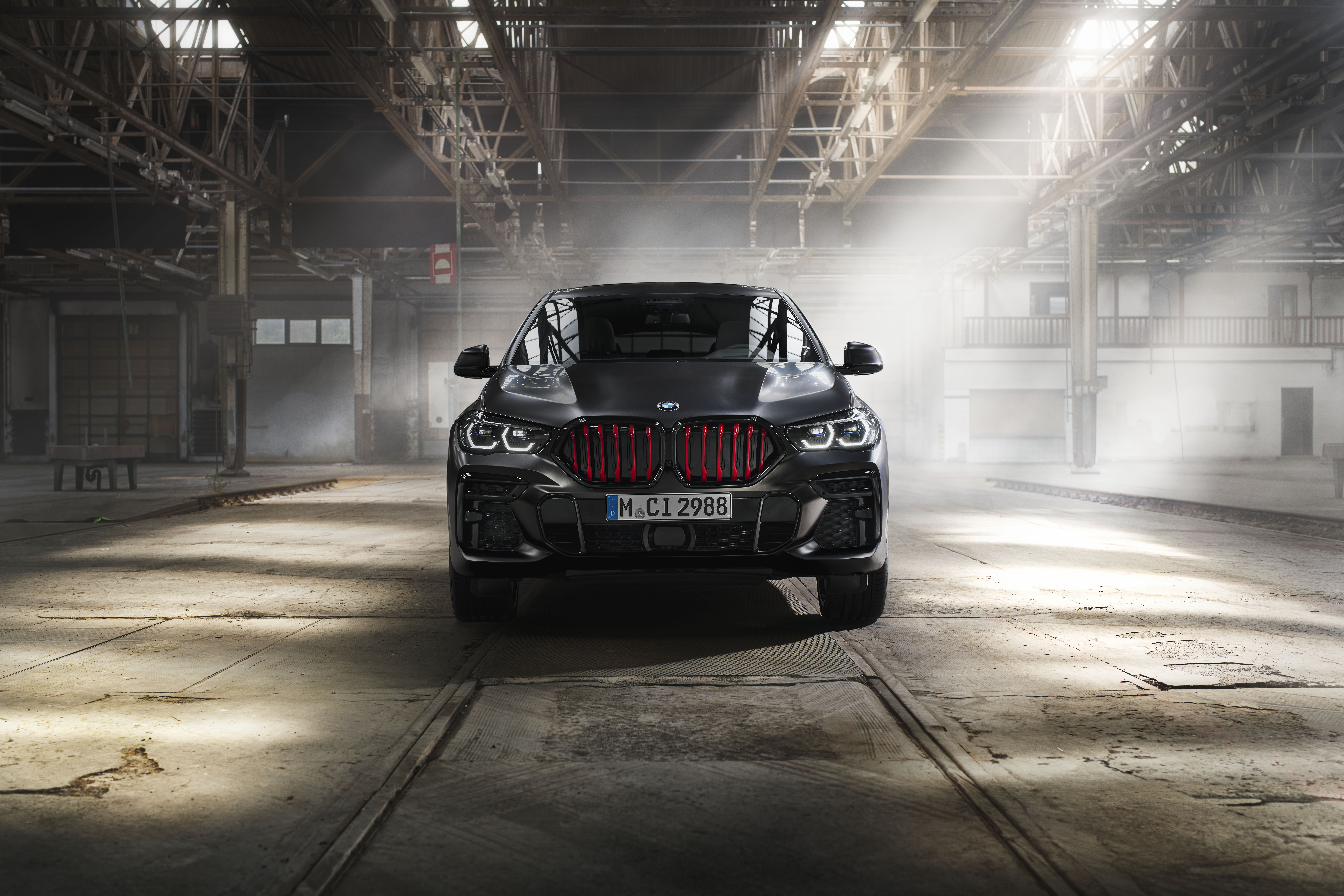 Black 2021 BMW X6 M50i "Edition Black Vermilion" HD Wallpaper