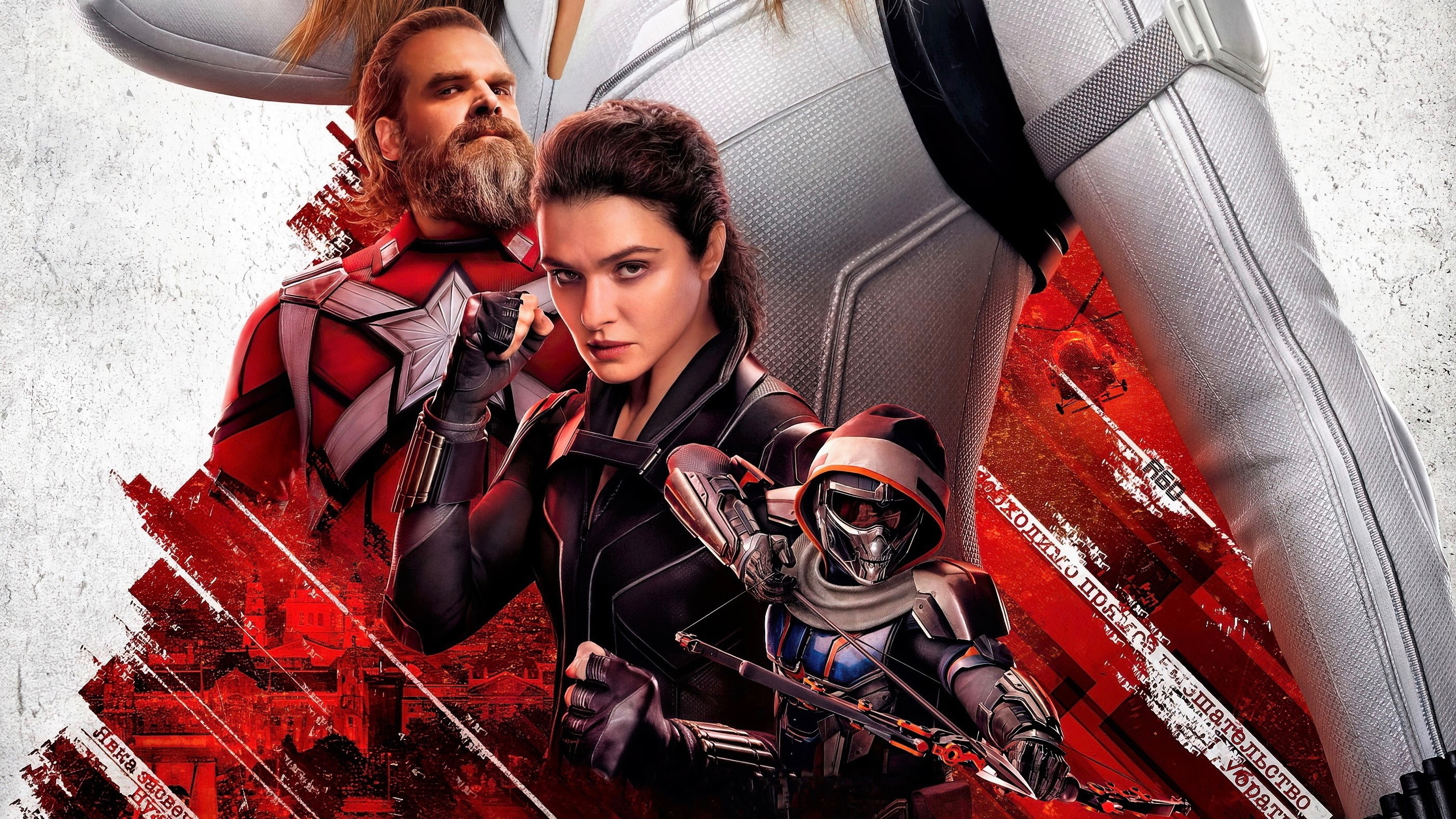 Black Widow Poster: Red Guardian, Melina Vostokoff, Taskmaster HD Wallpaper