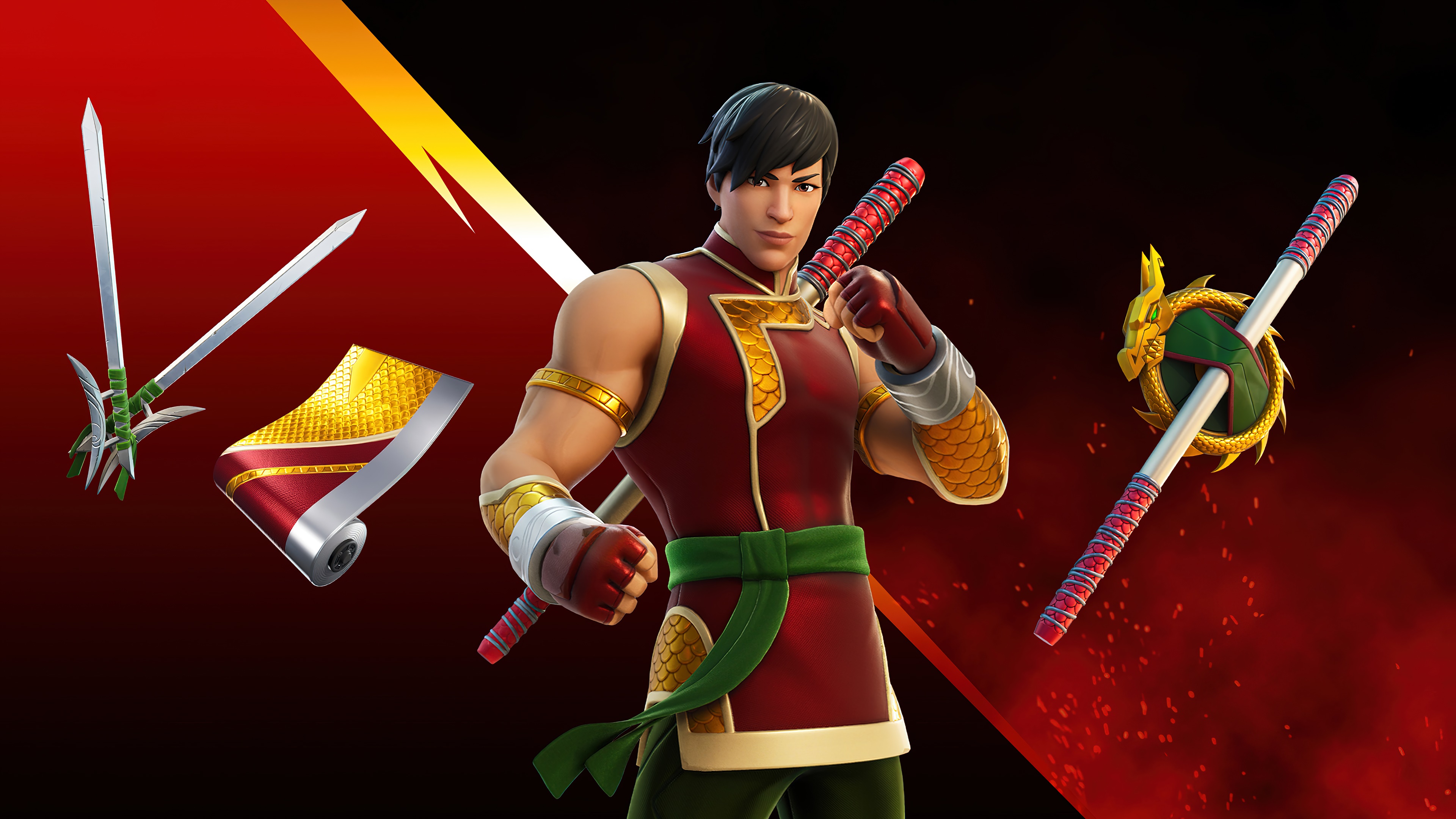 Shang-Chi from Fortnite HD Wallpaper