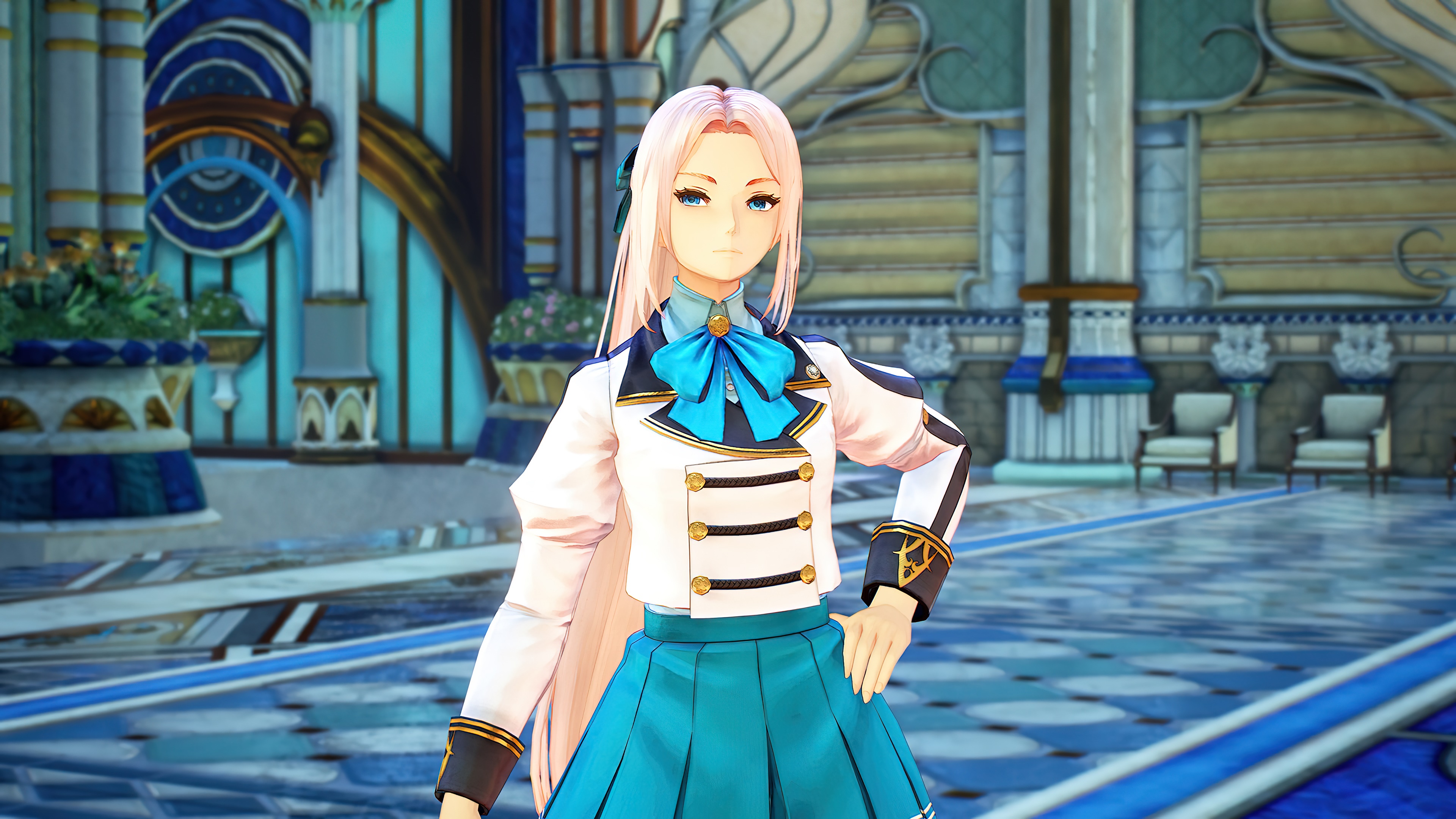 Shionne from Tales of Arise in a school uniform HD Wallpaper