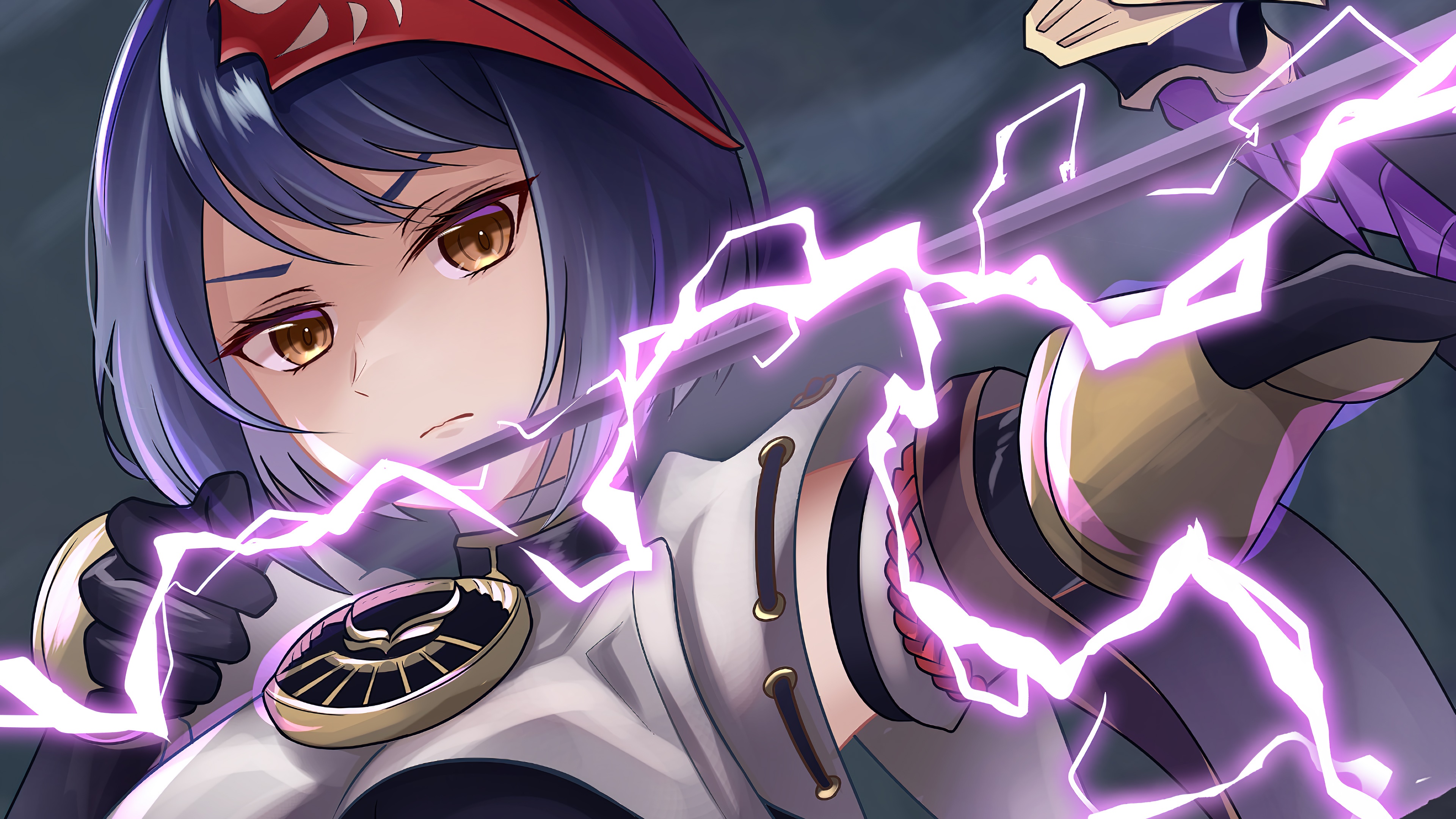 Kujou Sara from Genshin Impact HD Wallpaper