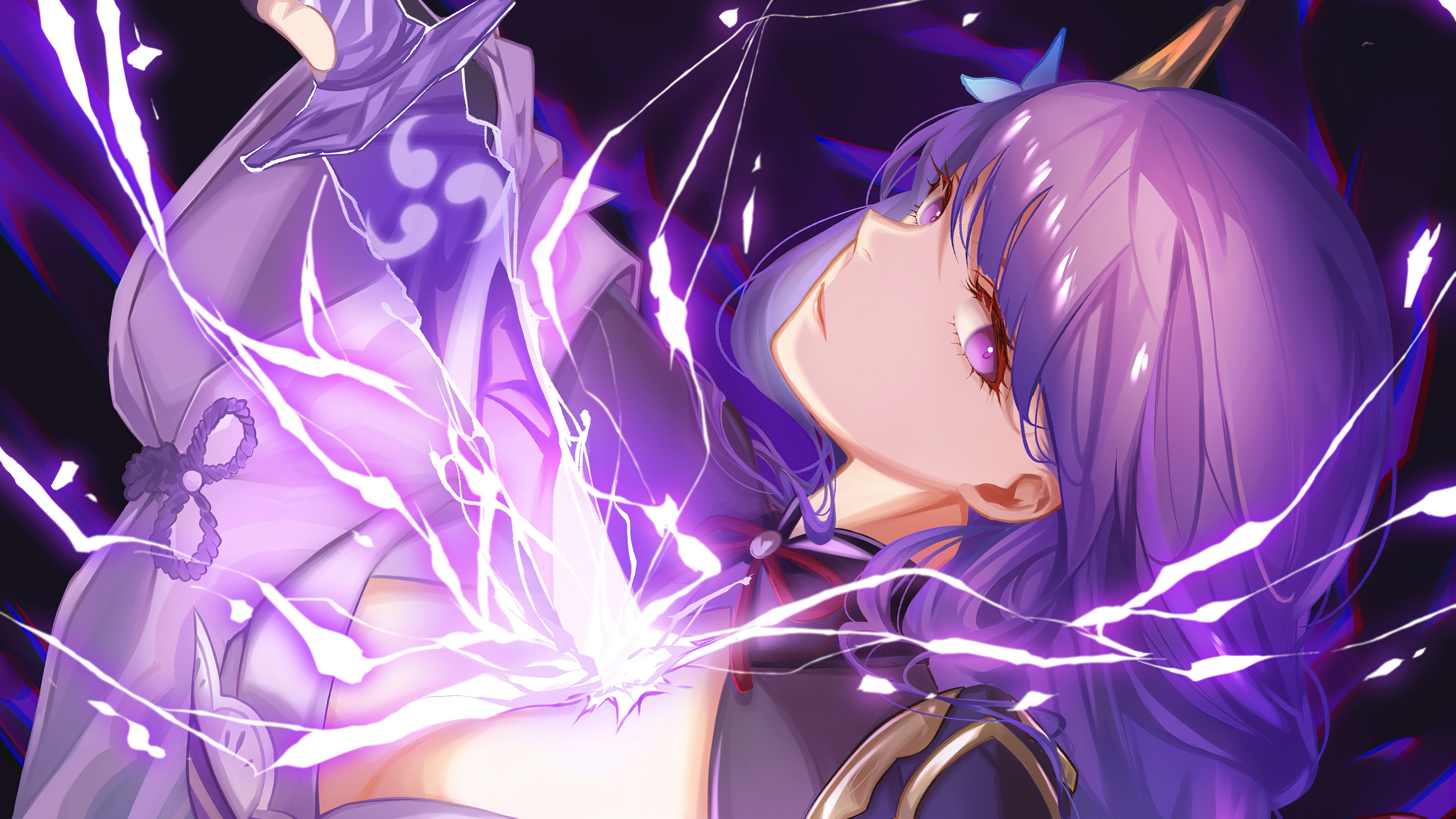 Raiden Shogun from Genshin Impact HD Wallpaper