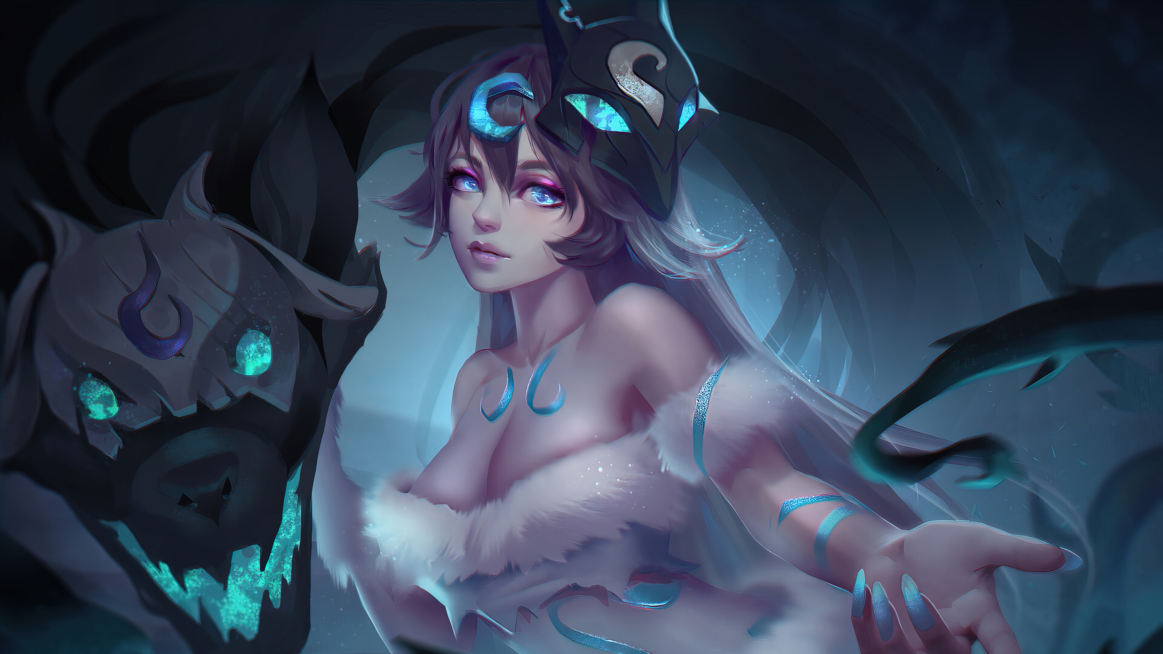 Kindred from League of Legends 4K HD Wallpaper