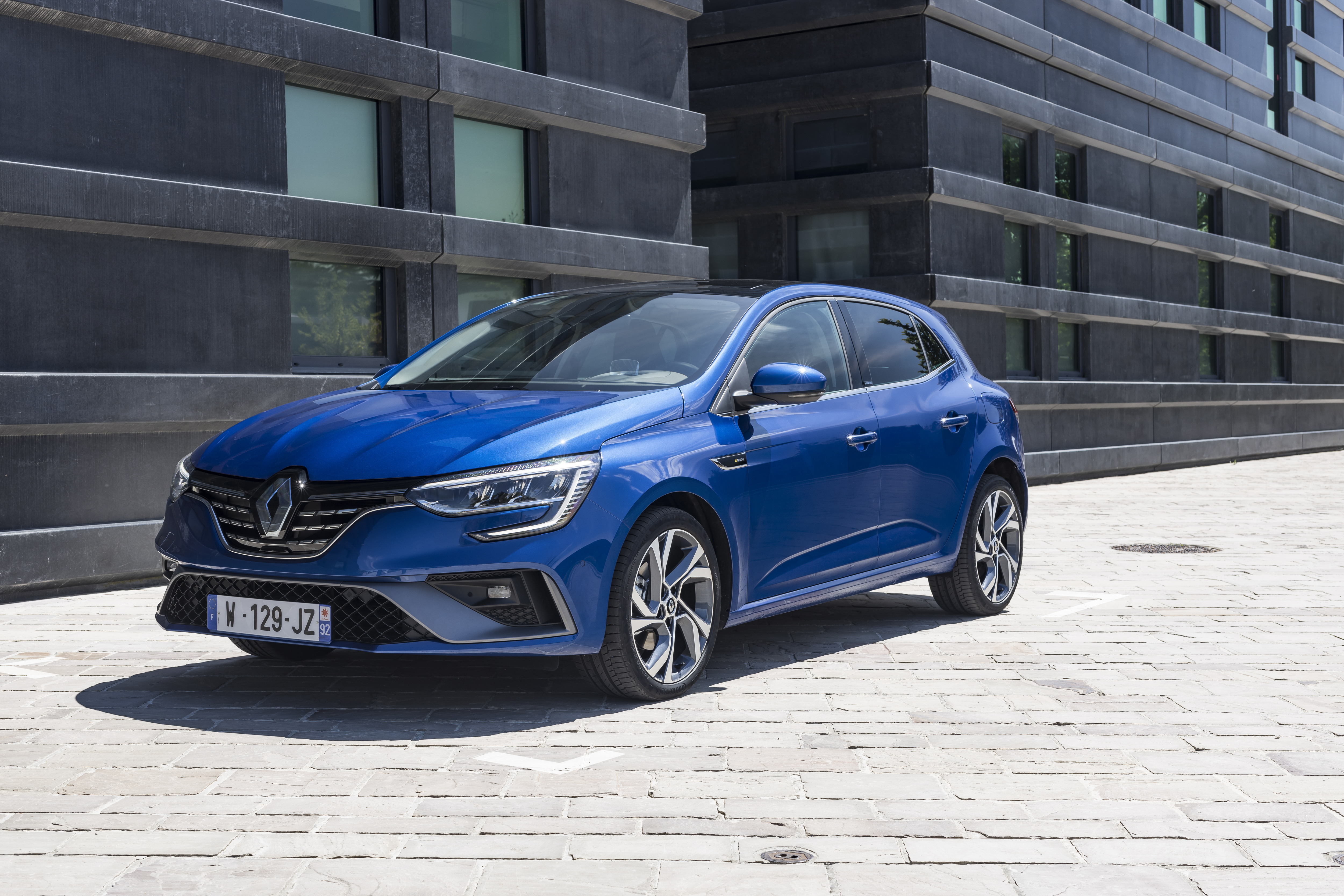 Blue 2021 Renault Mégane E-TECH Plug-in Hybrid R.S. Line HD Wallpaper