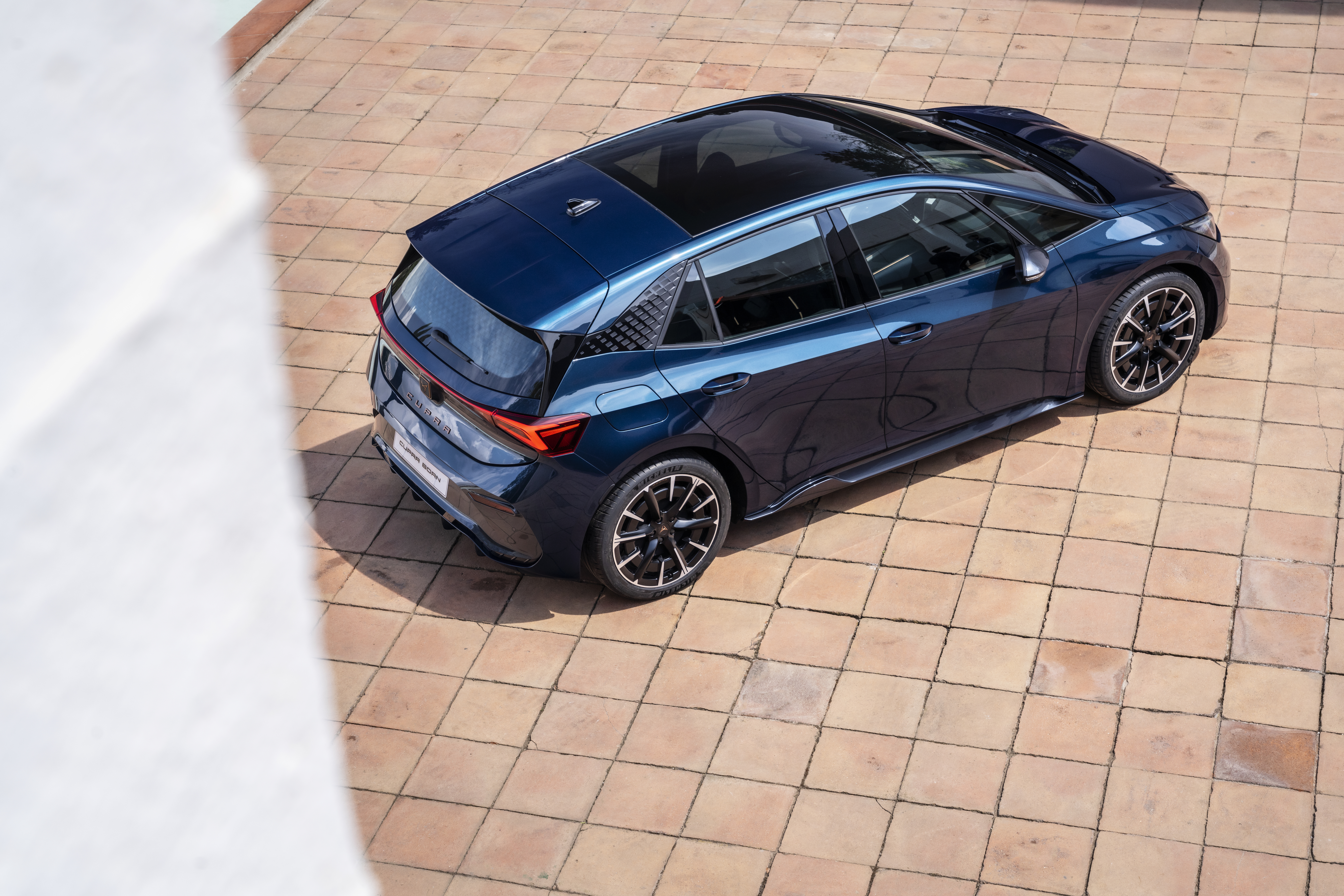 Blue 2021 Cupra Born electric car HD Wallpaper