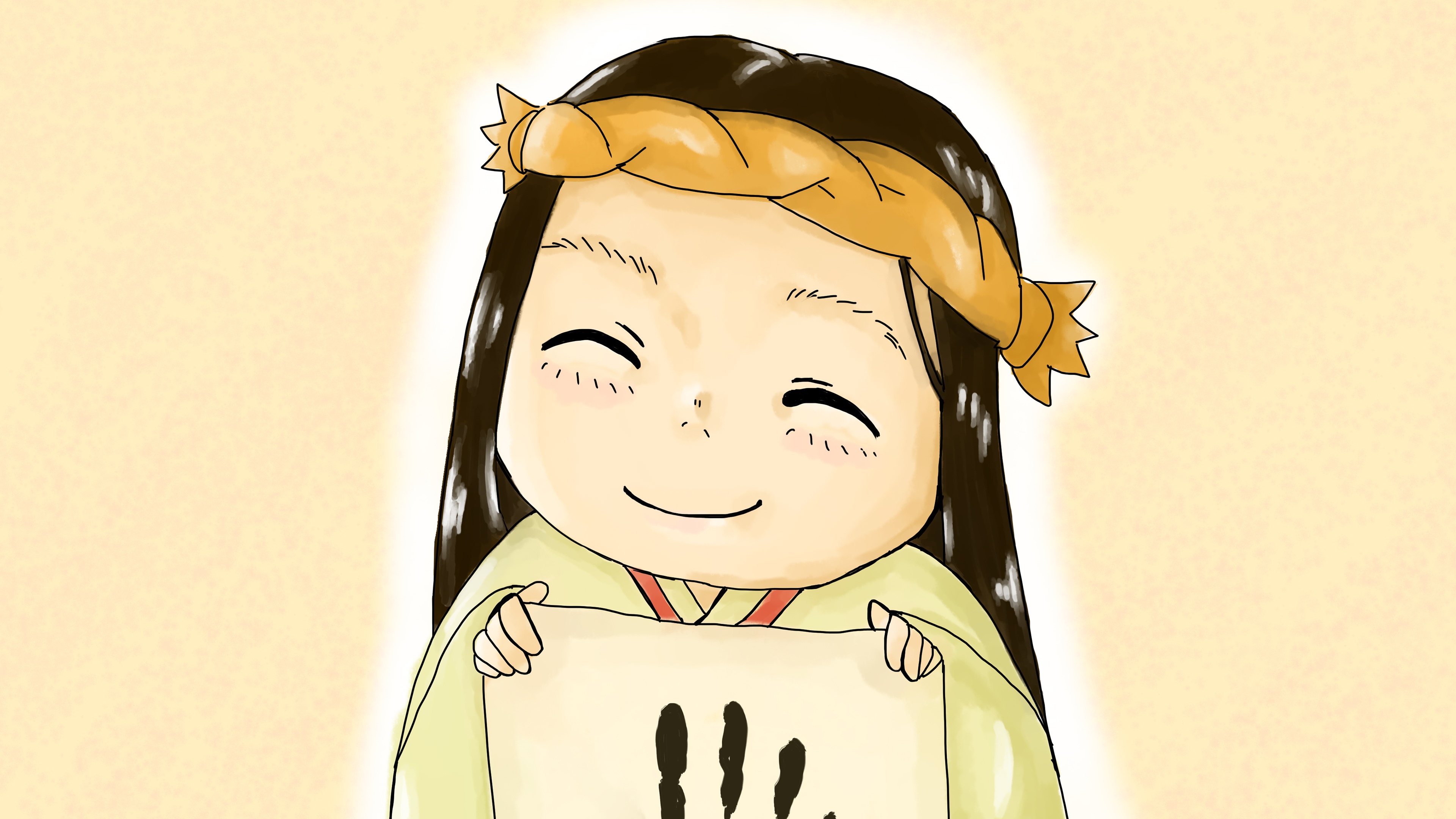 Fushi from To Your Eternity holding a paper HD Wallpaper