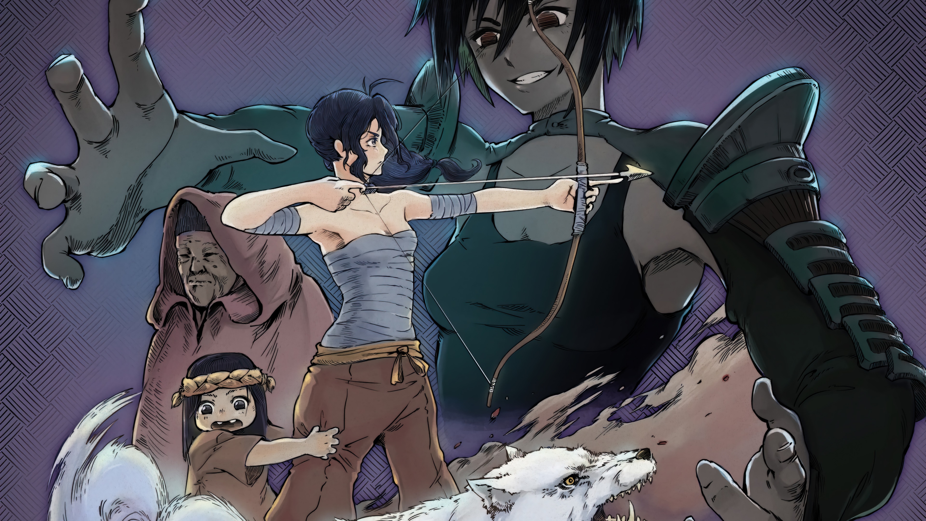 Joaan and Parona from To Your Eternity HD Wallpaper