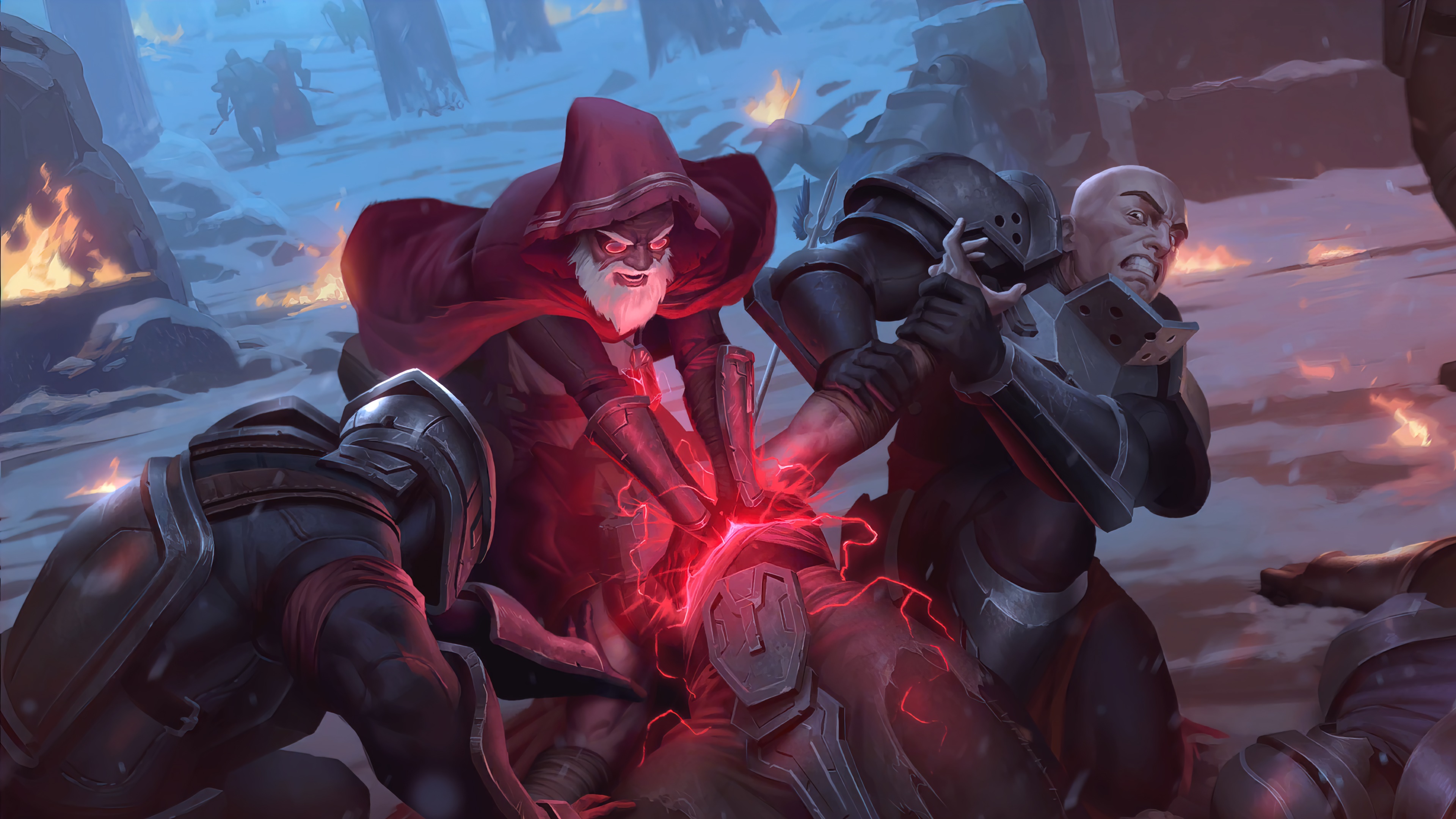 Grave Physician from Legends of Runeterra in battle HD Wallpaper