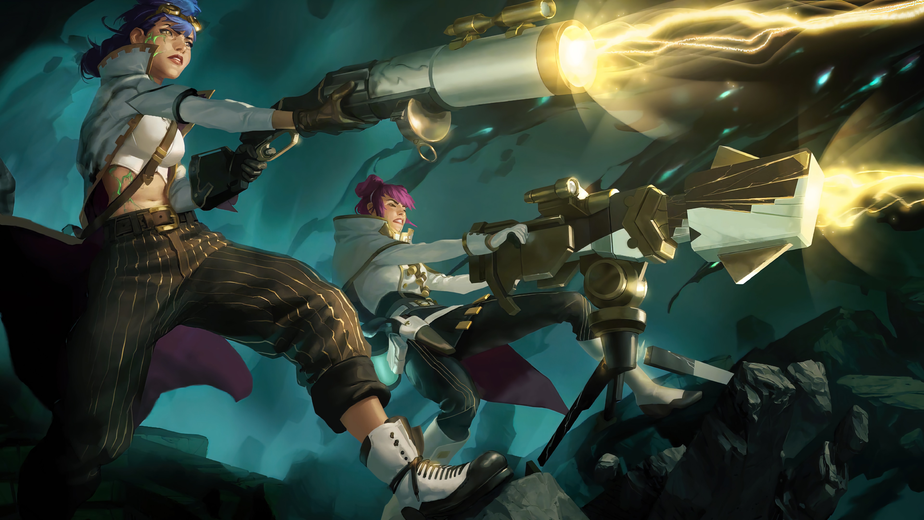 Dess and Ada from Legends of Runeterra 4K HD Wallpaper