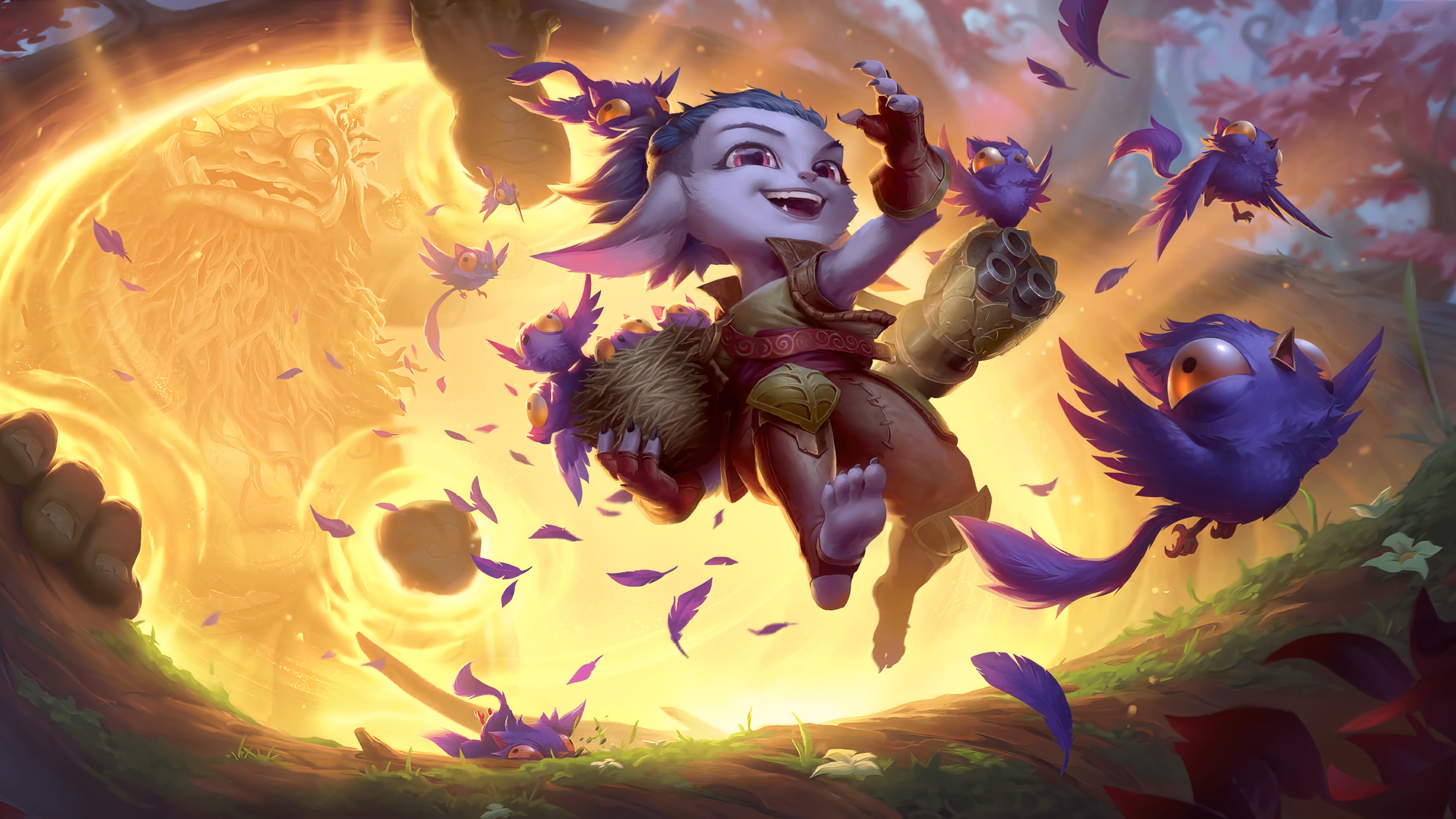 Tristana from Legends of Runeterra 4K HD Wallpaper
