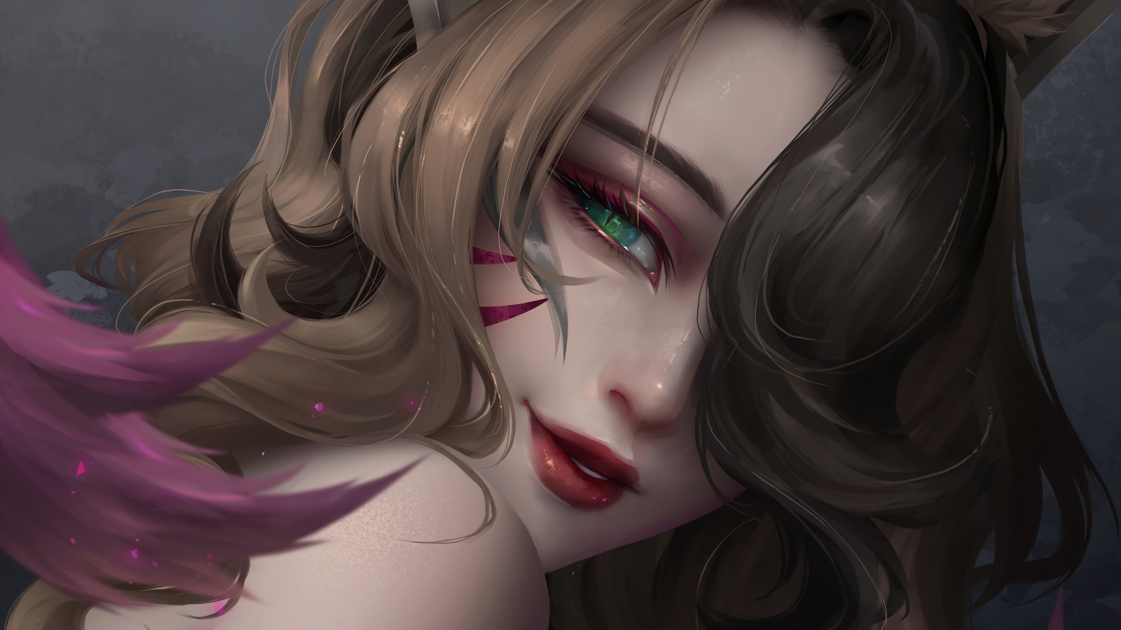 Ahri Coven Art from League of Legends 4K HD Wallpaper
