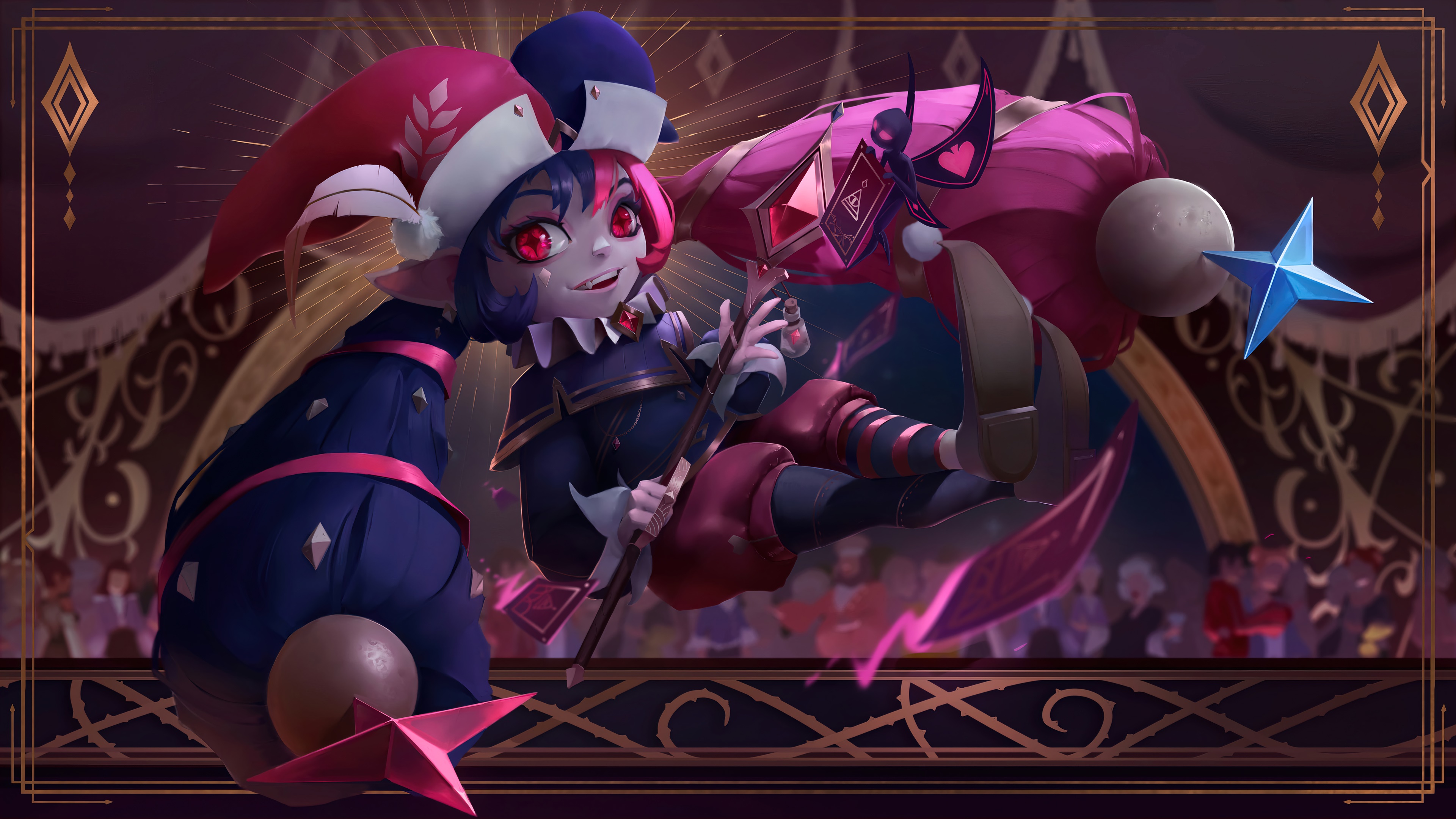 Lulu from League of Legends Arcana Art HD Wallpaper