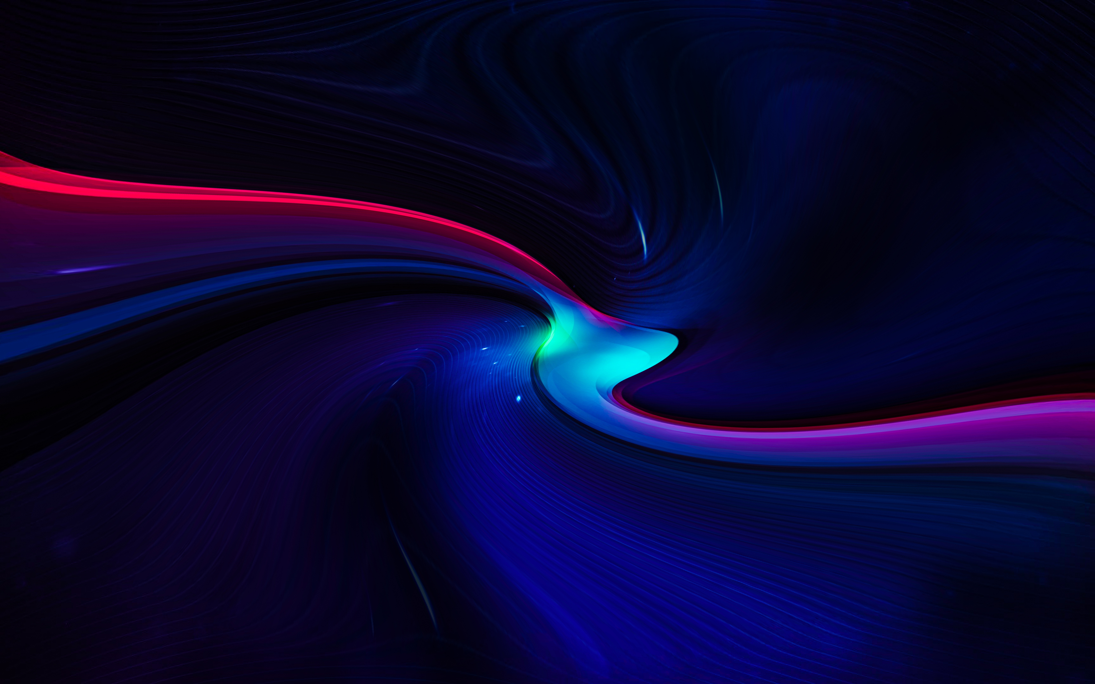 Abstract Wave 4K HD Wallpaper