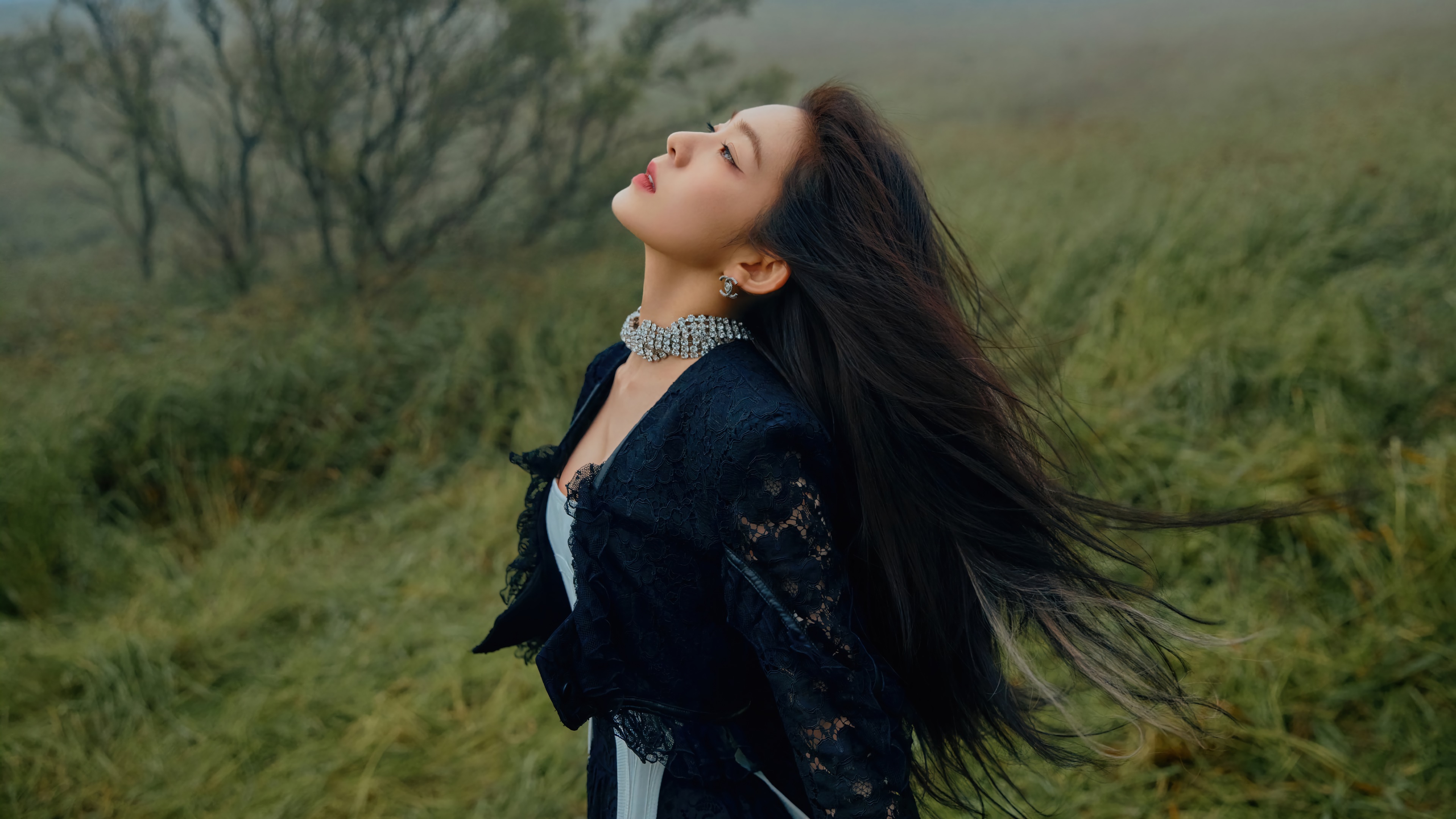 Irene from Red Velvet in a field HD Wallpaper