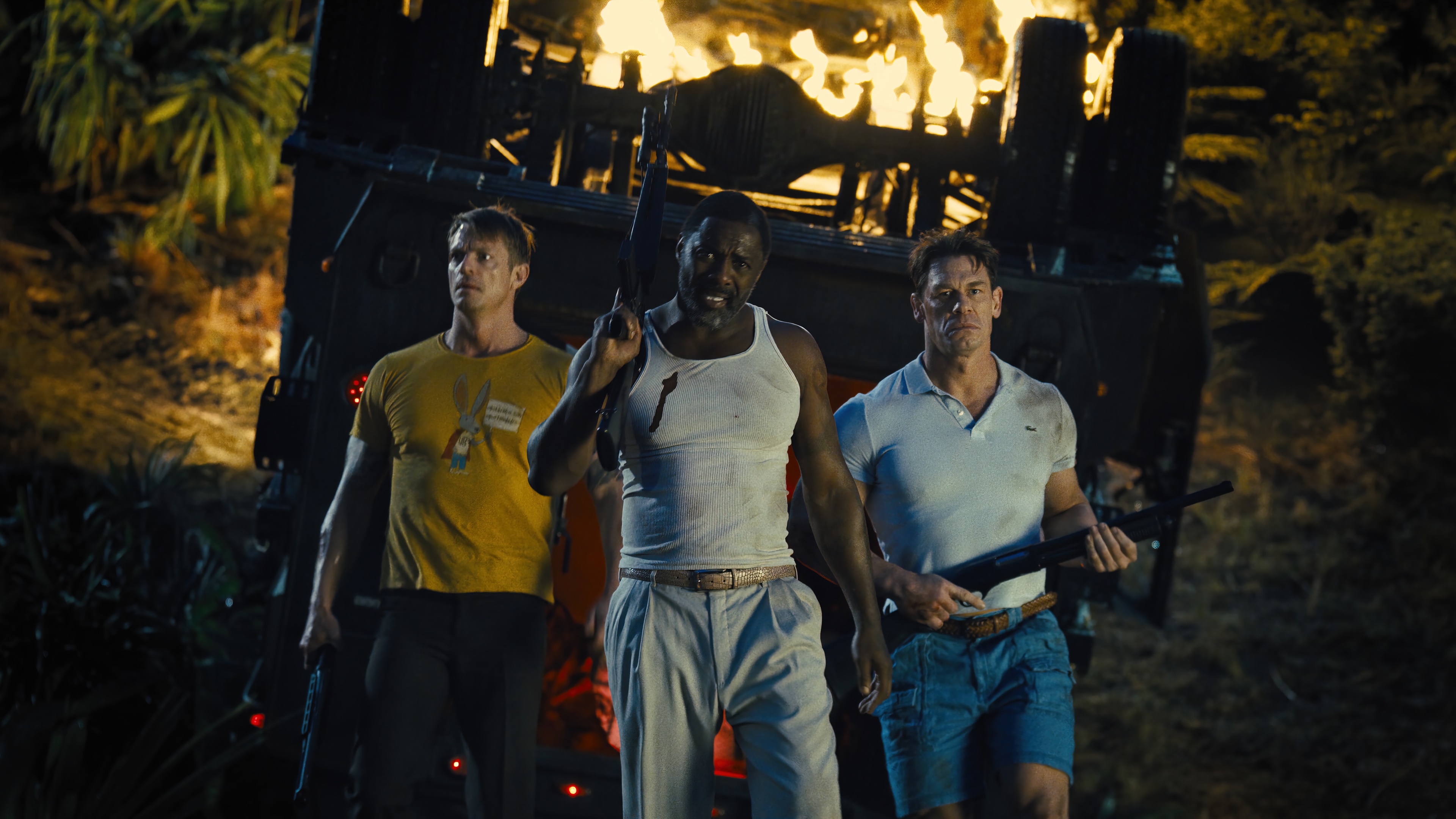 Bloodsport, Peacemaker, and Rick Flag from The Suicide Squad in 4K HD Wallpaper
