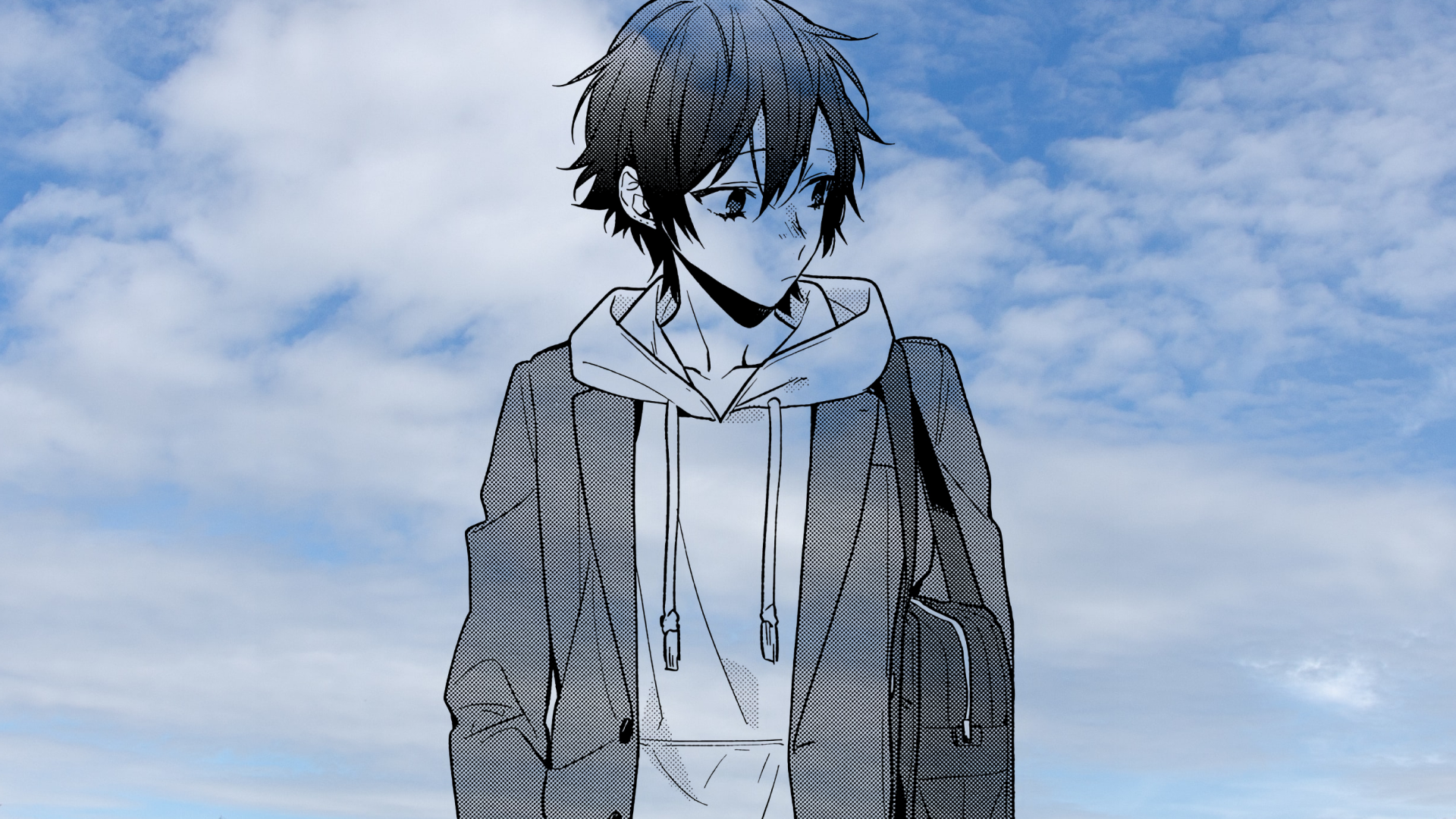 Izumi Miyamura in Casual Attire HD Wallpaper