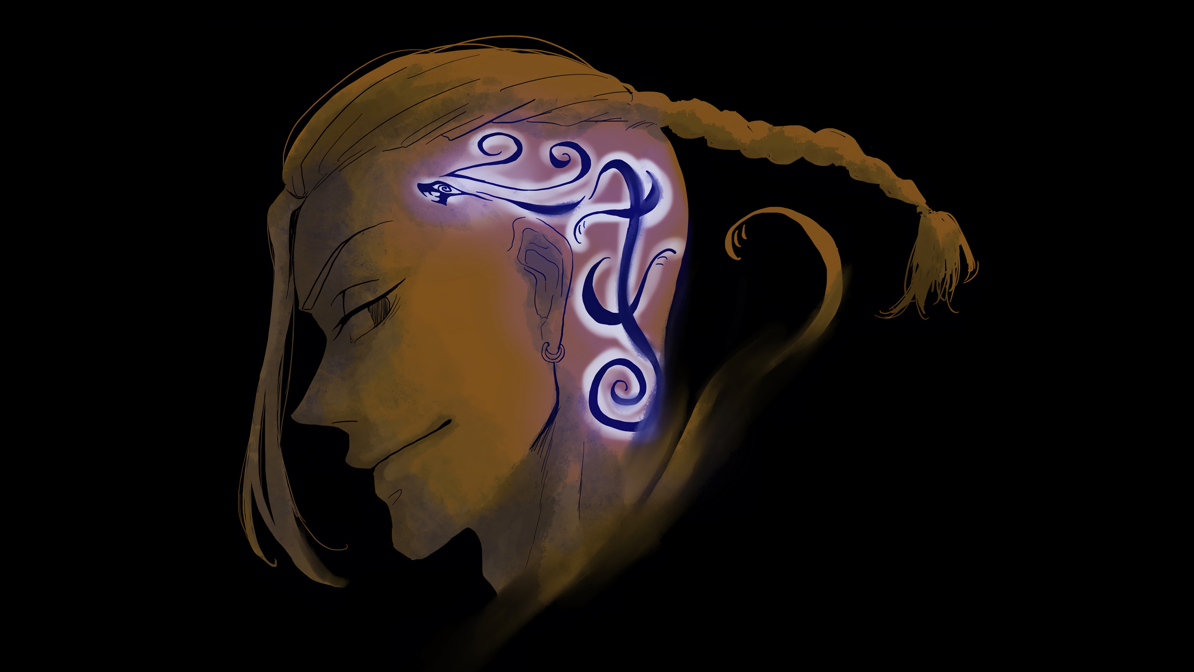 Ken Ryuguji from Tokyo Revengers with glowing tattoo HD Wallpaper