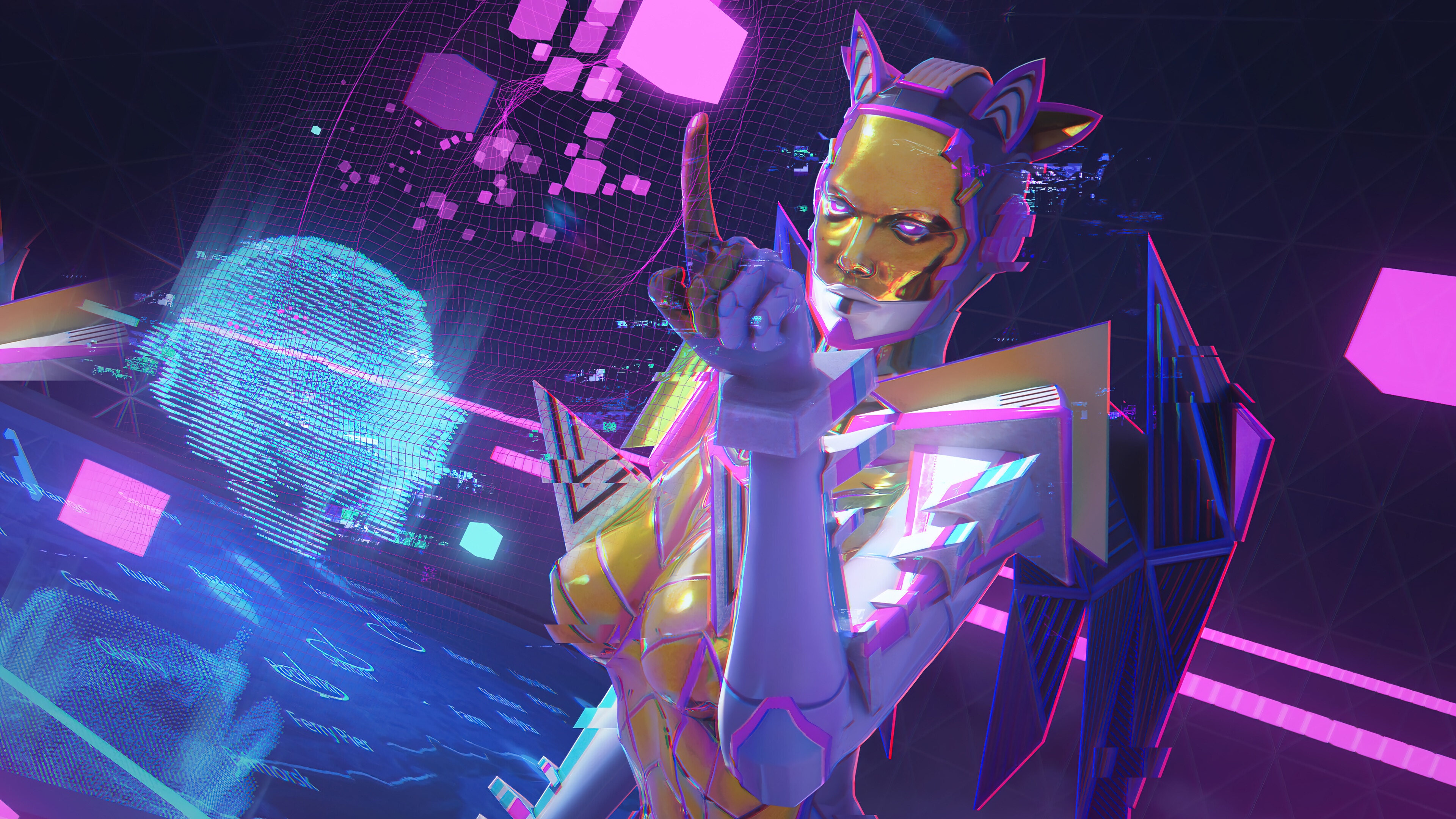 Hypnospace Diva skin from PUBG 4K HD Wallpaper