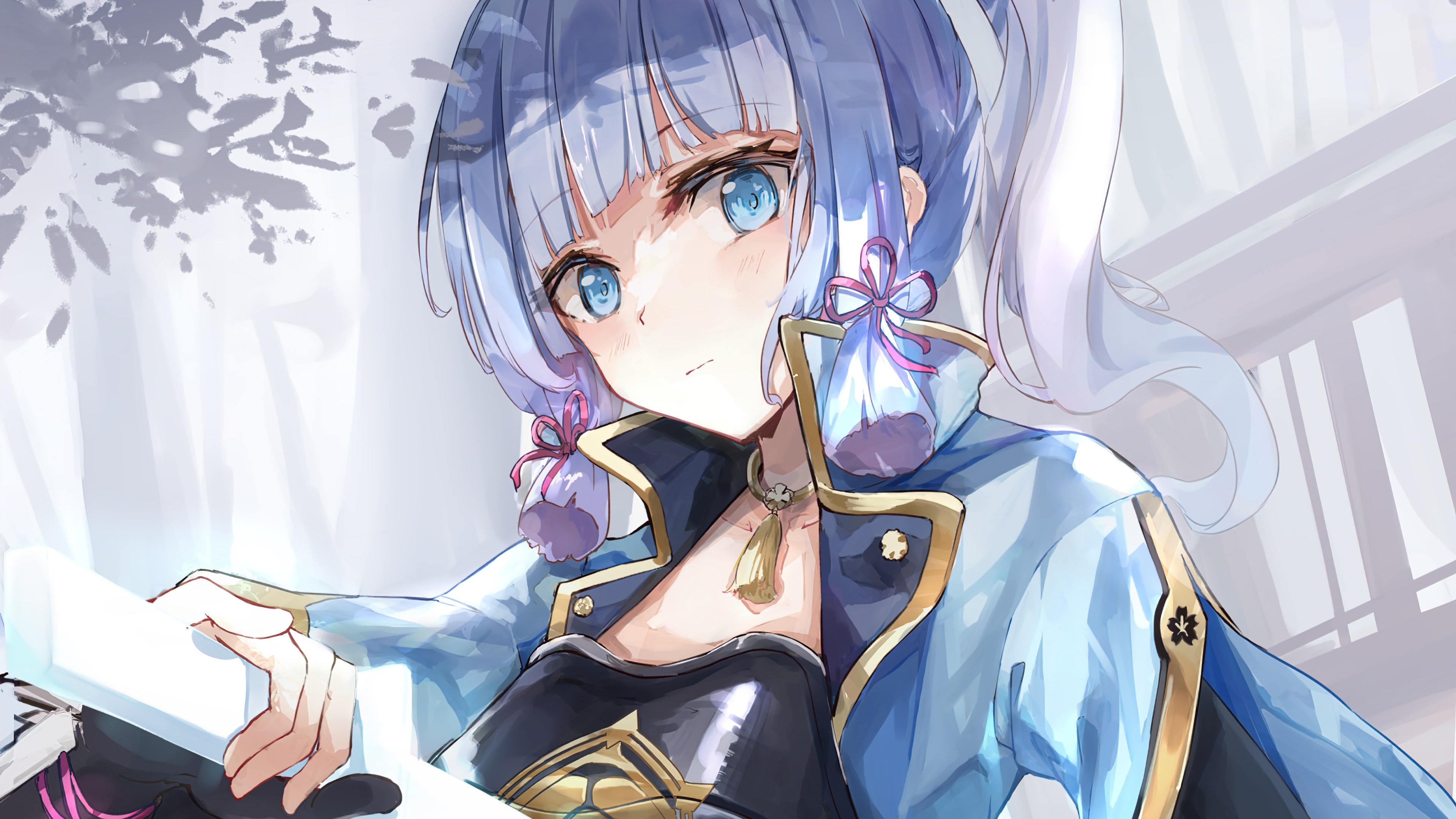 Kamisato Ayaka from Genshin Impact in HD Wallpaper