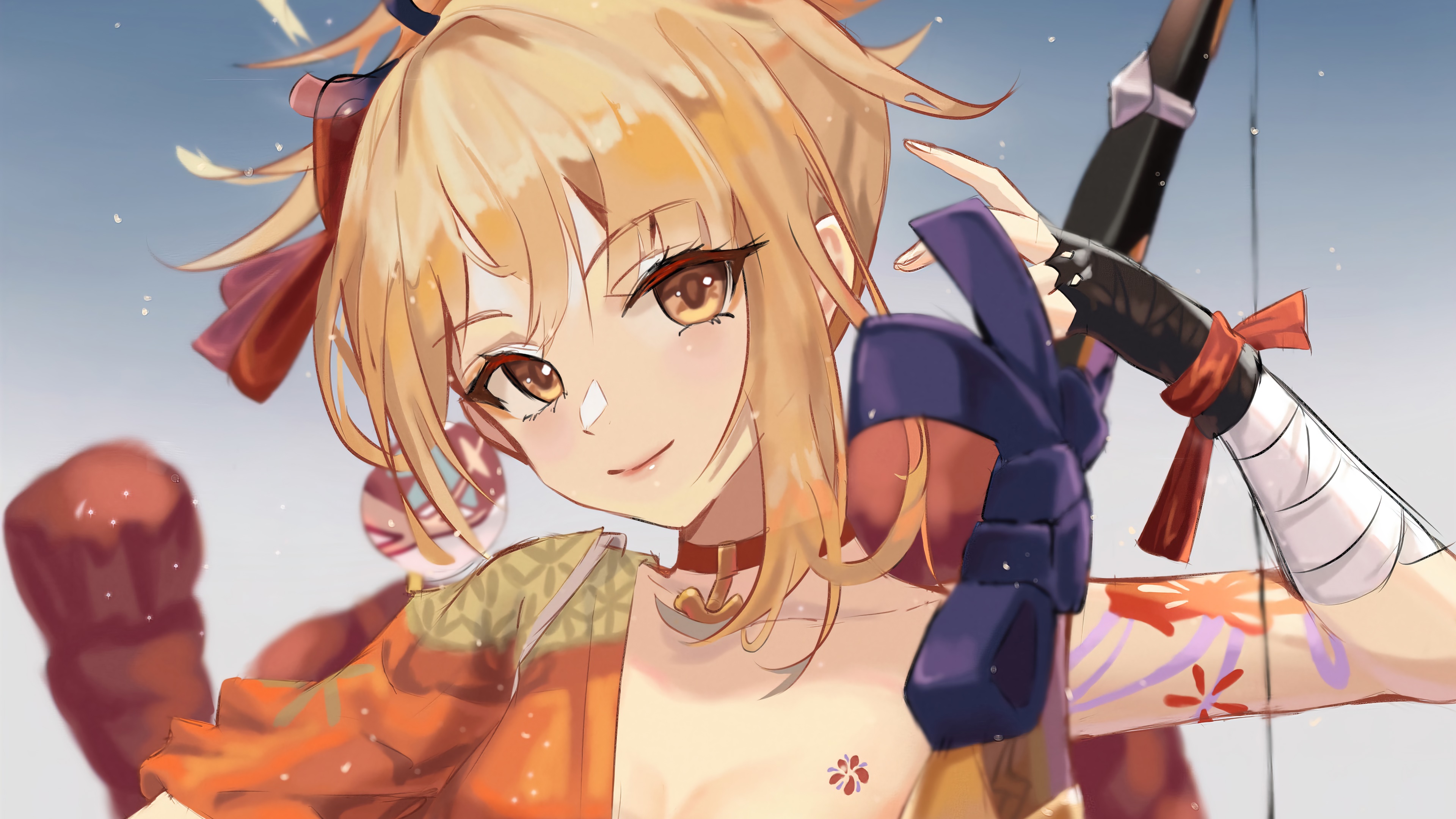 Yoimiya from Genshin Impact HD Wallpaper