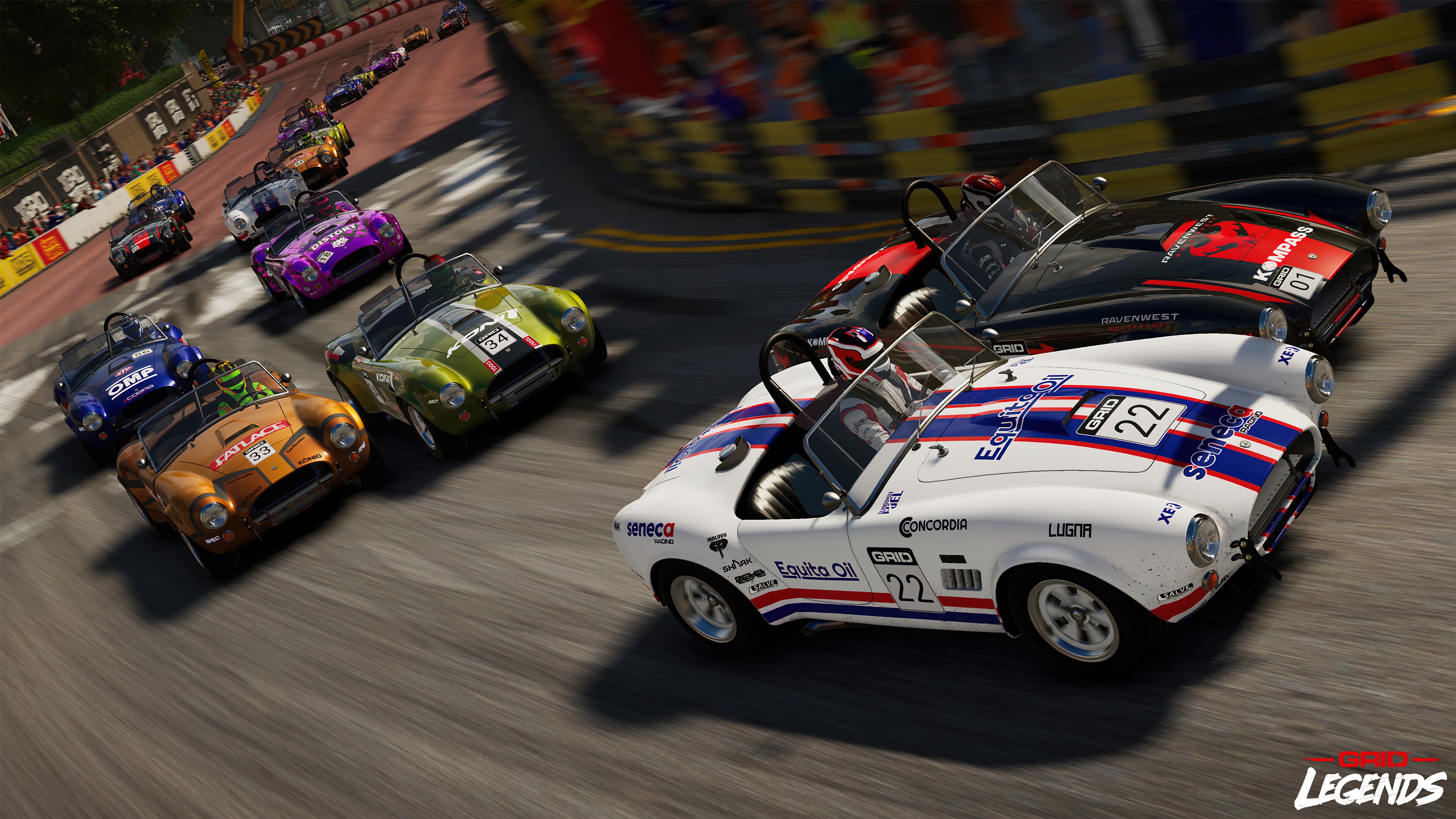 Grid Legends racing game with classic cars HD Wallpaper