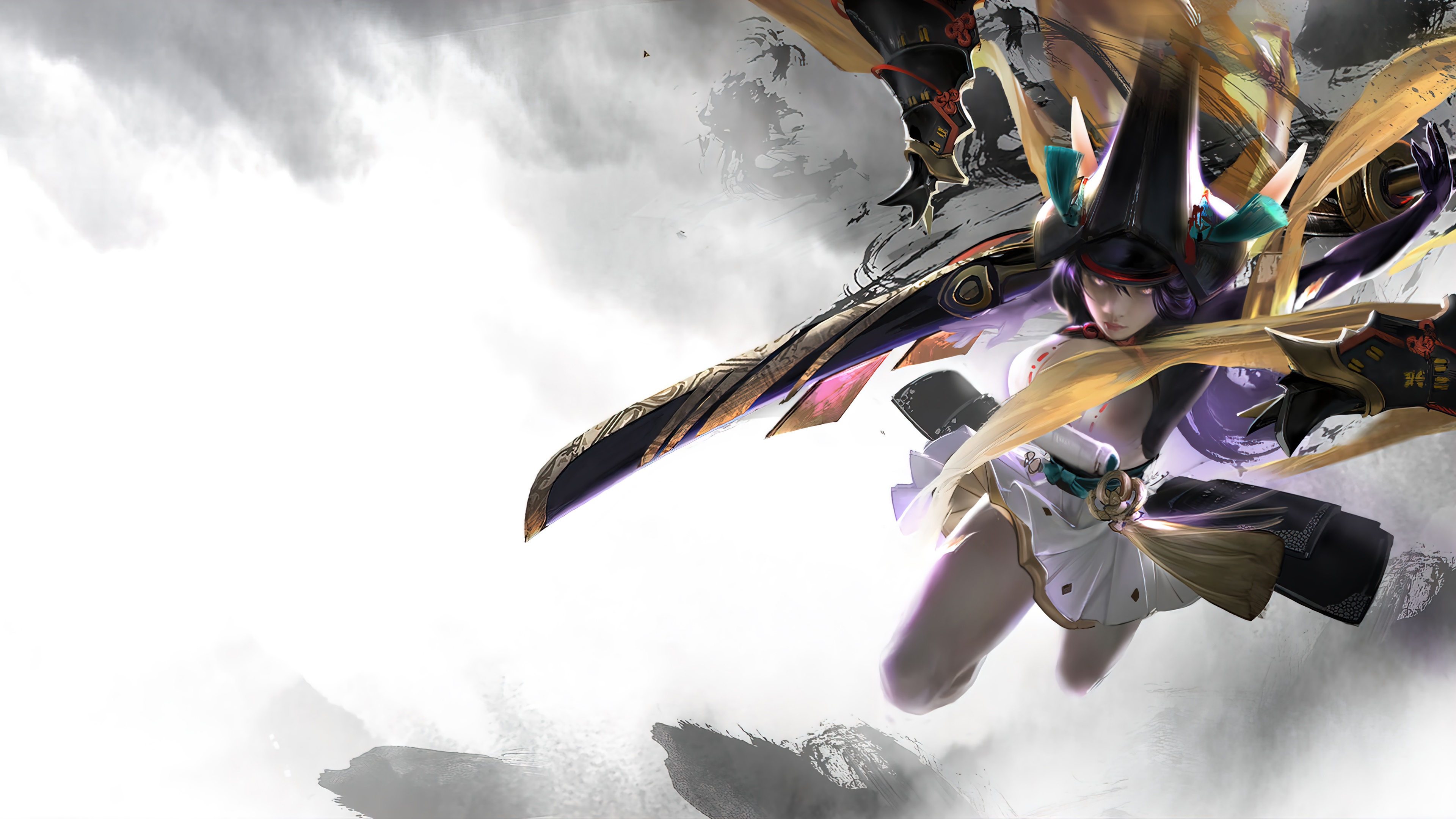 Yoto Hime from Naraka: Bladepoint 4K HD Wallpaper
