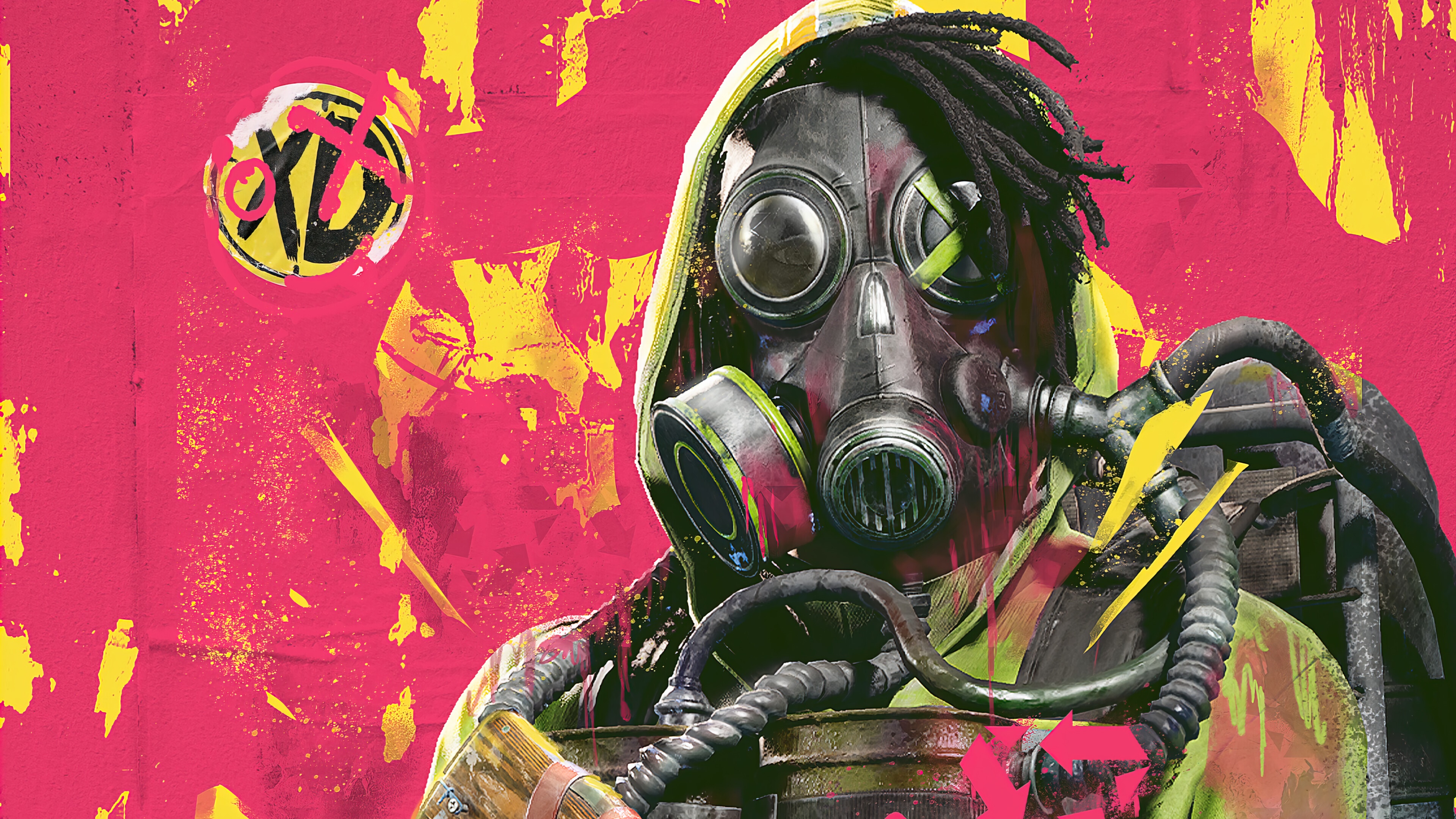 Character from XDefiant wearing a gas mask HD Wallpaper